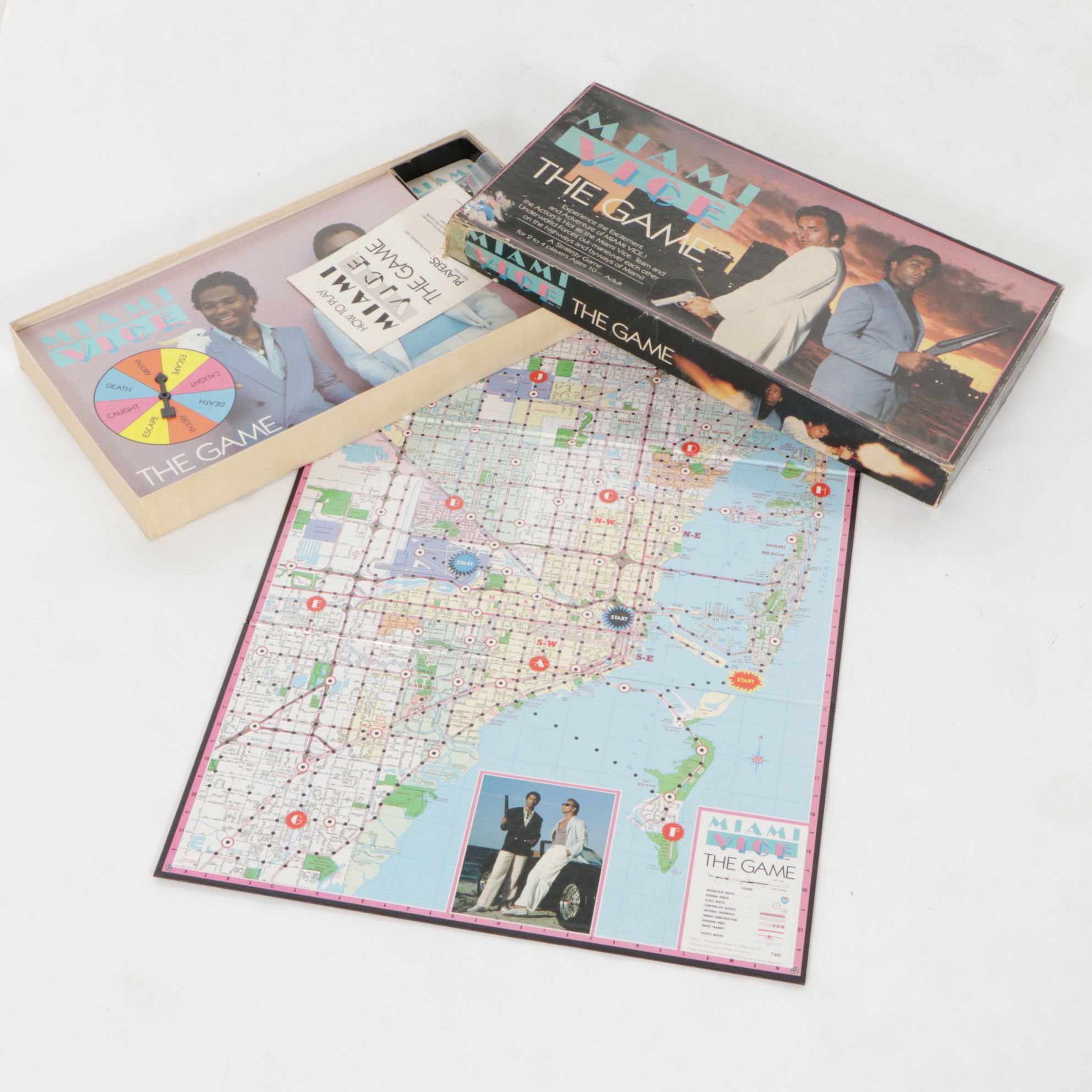 Action Board Games Including "Miami Vice", "James Bond", and More