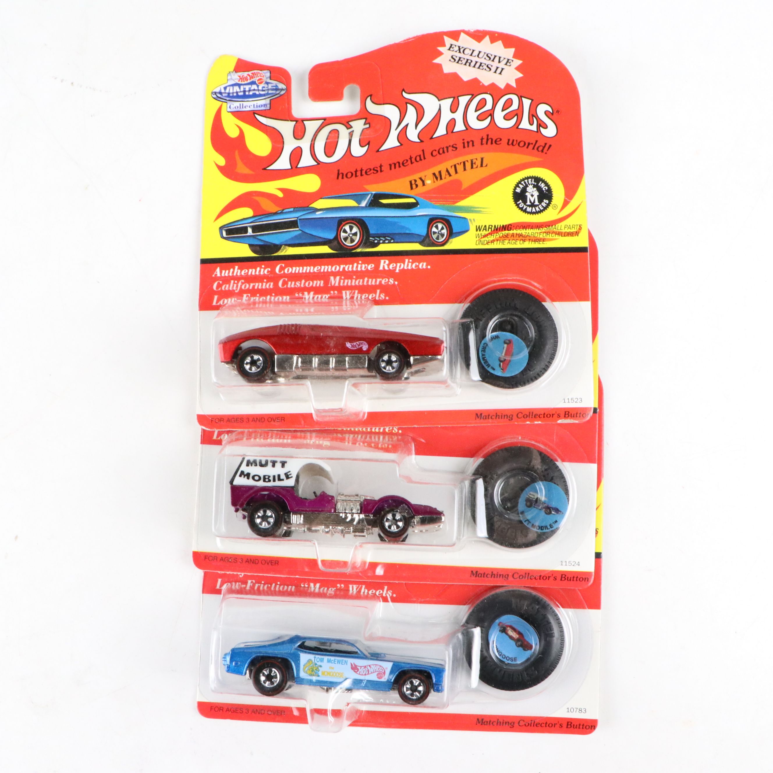 Hot Wheels 25th Anniversary Collector's Edition and Vintage Collection Toy Cars