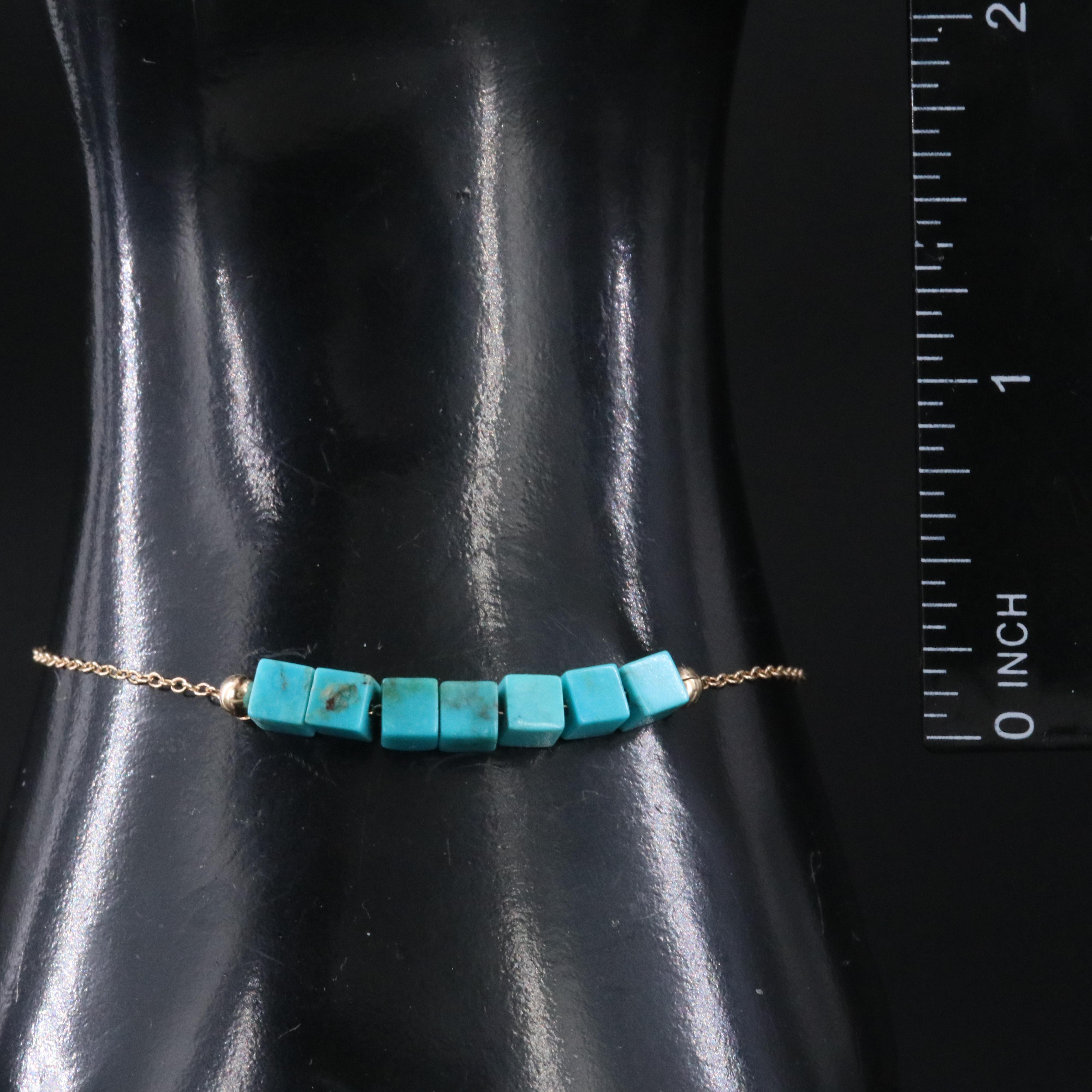 14K Turquoise Bracelet