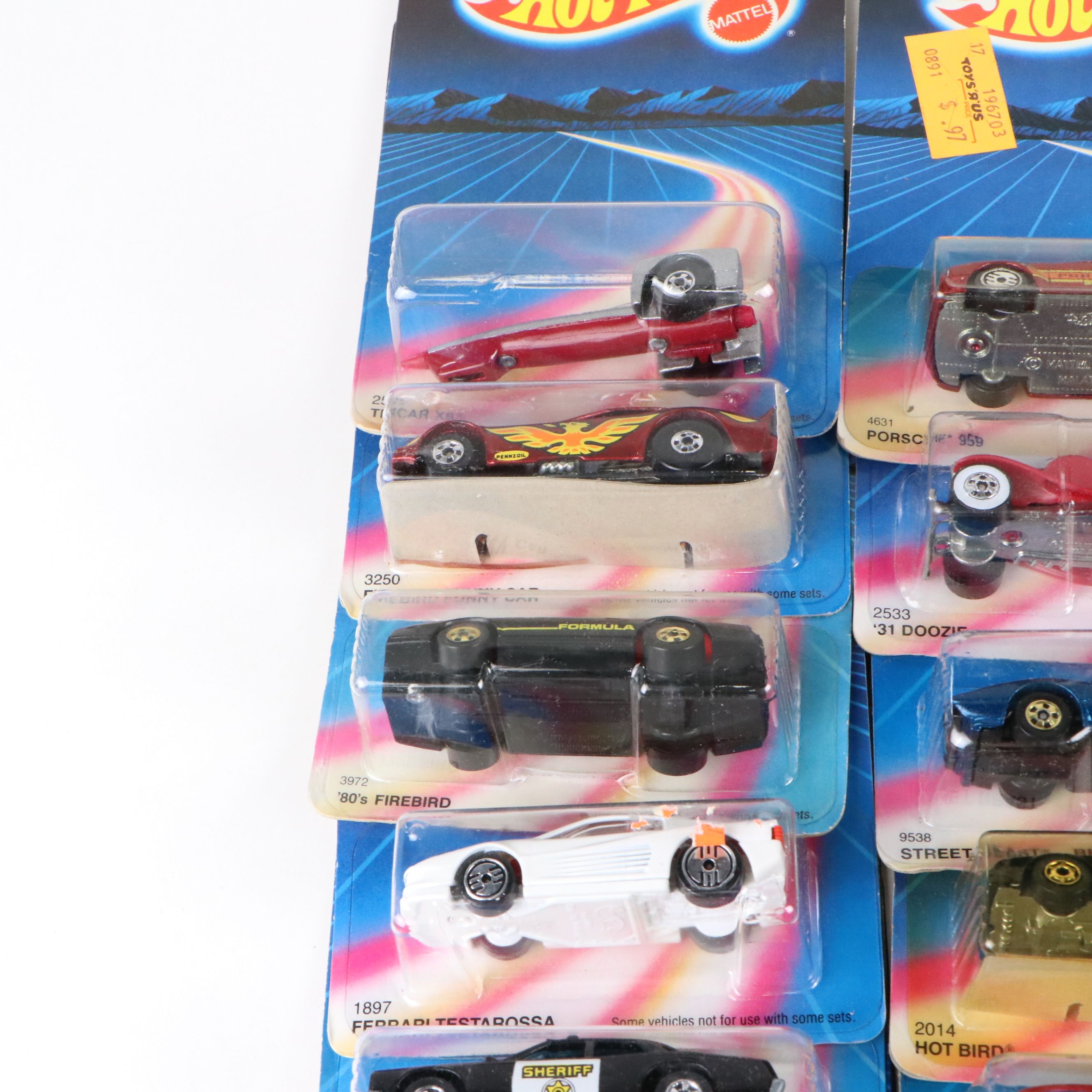 Hot Wheels Porsche 959, Ferrari Testarossa, and More Diecast Toy Cars