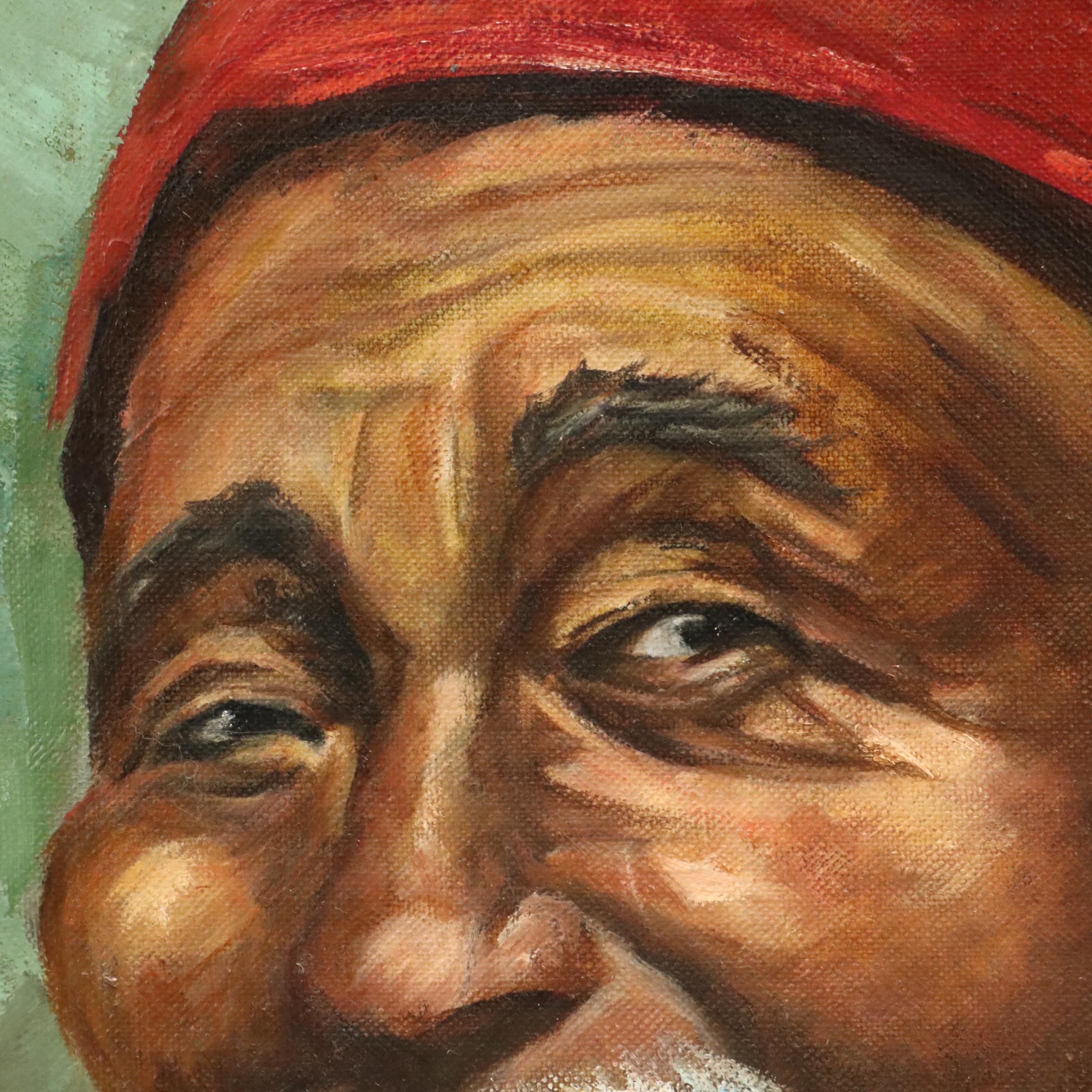 Quri Portrait Oil Painting "China Toy Merchant"