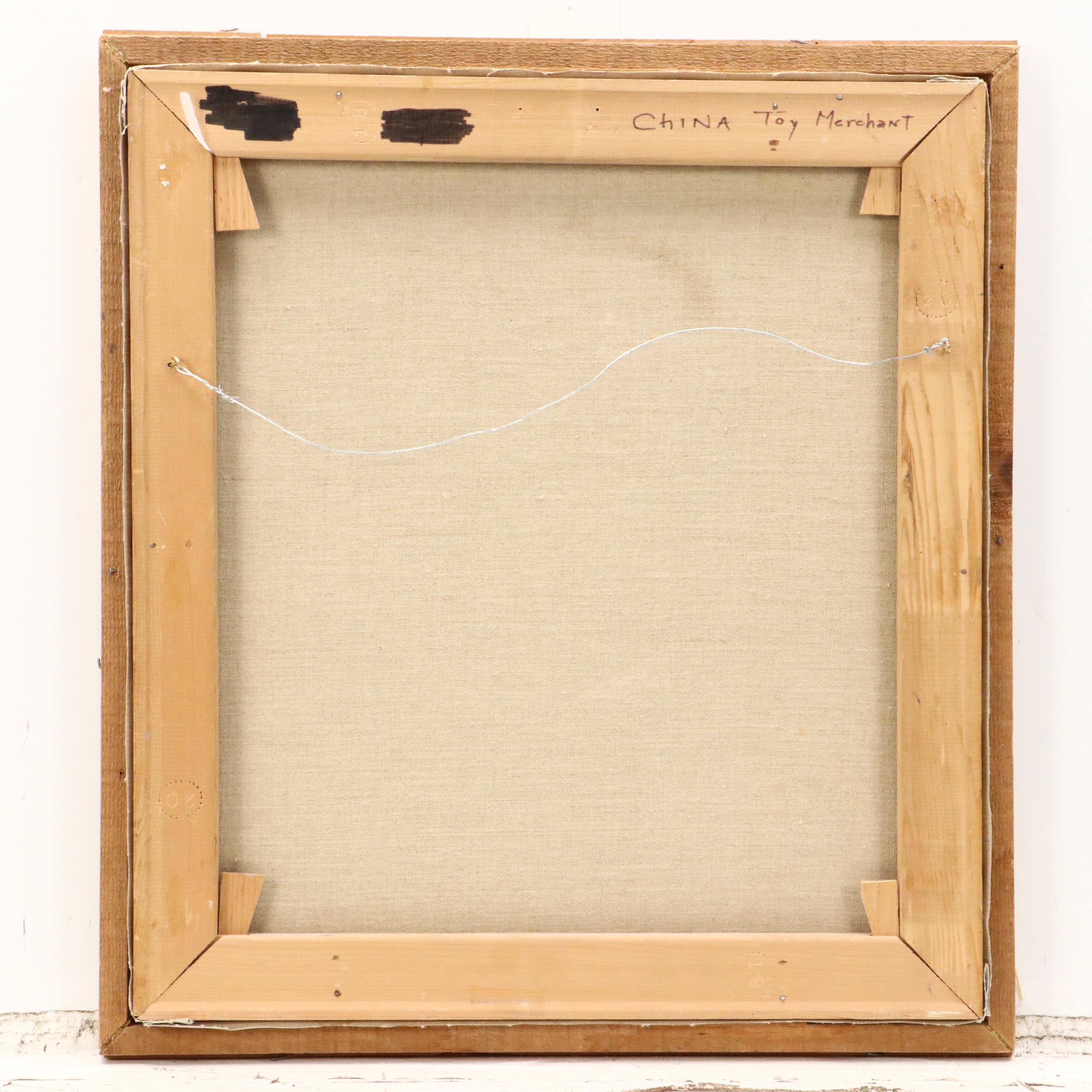 Quri Portrait Oil Painting "China Toy Merchant"