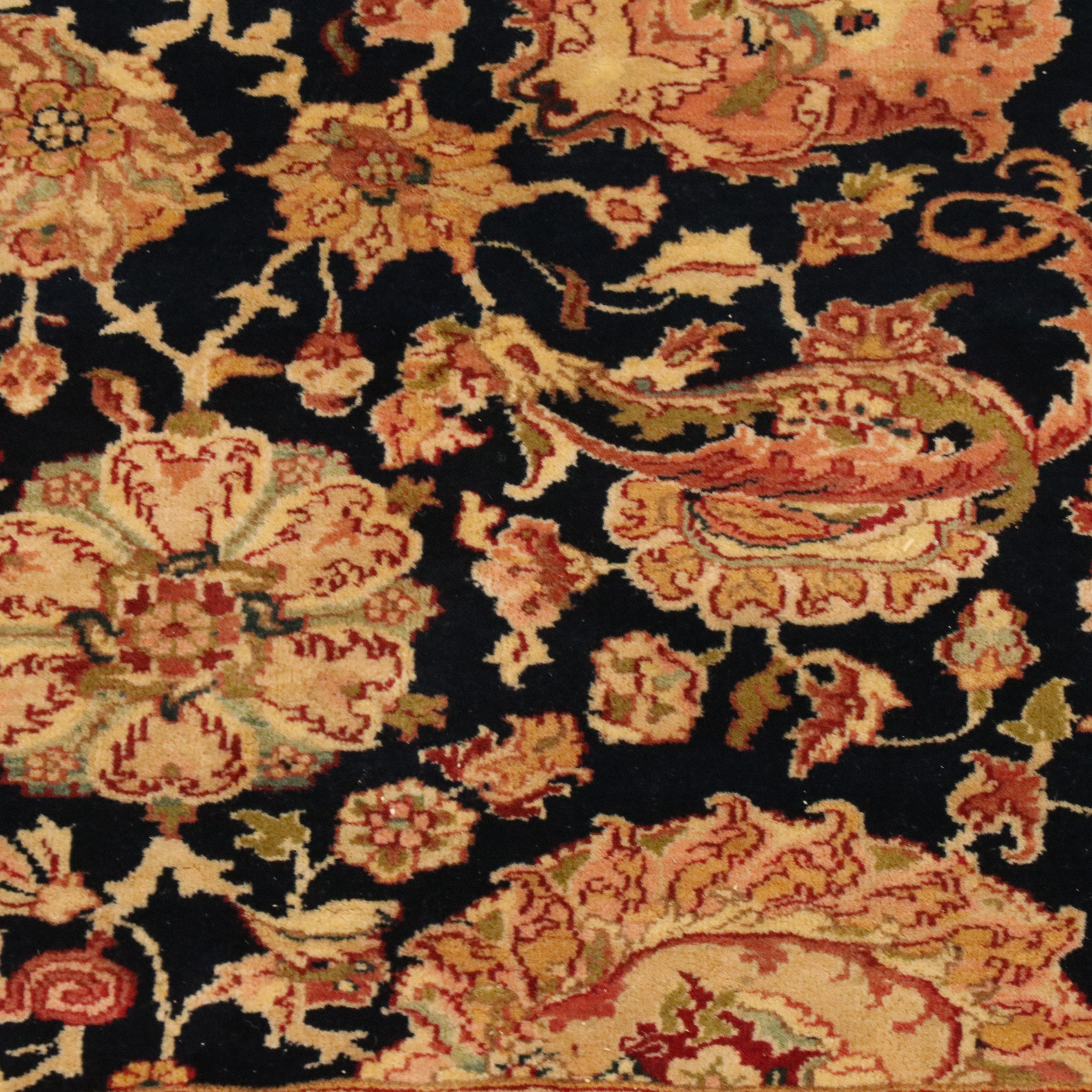 10' x 13'1 Hand-Knotted Indian Agra Room-Sized Rug