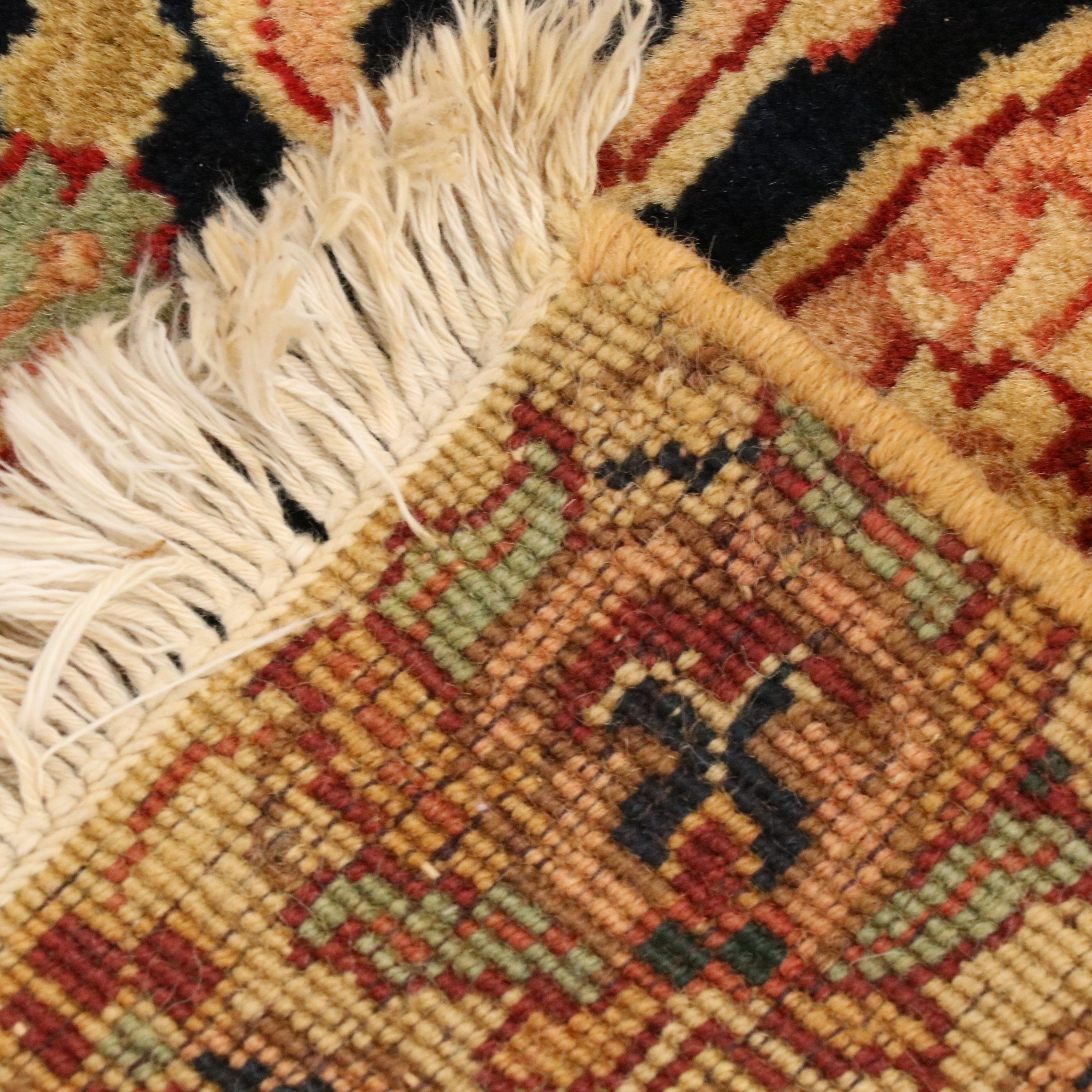 10' x 13'1 Hand-Knotted Indian Agra Room-Sized Rug