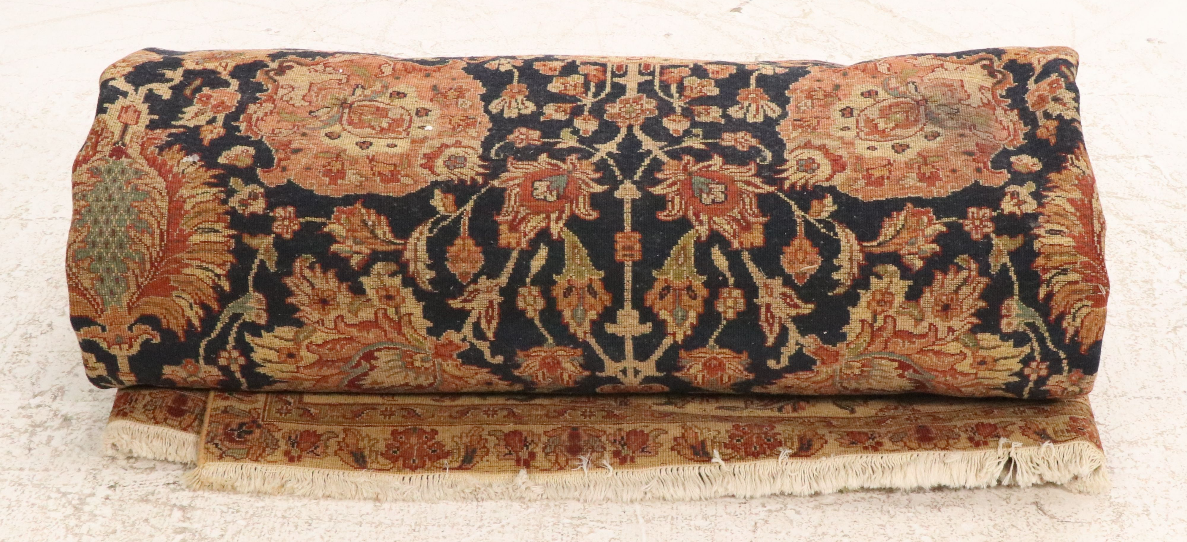 10' x 13'1 Hand-Knotted Indian Agra Room-Sized Rug