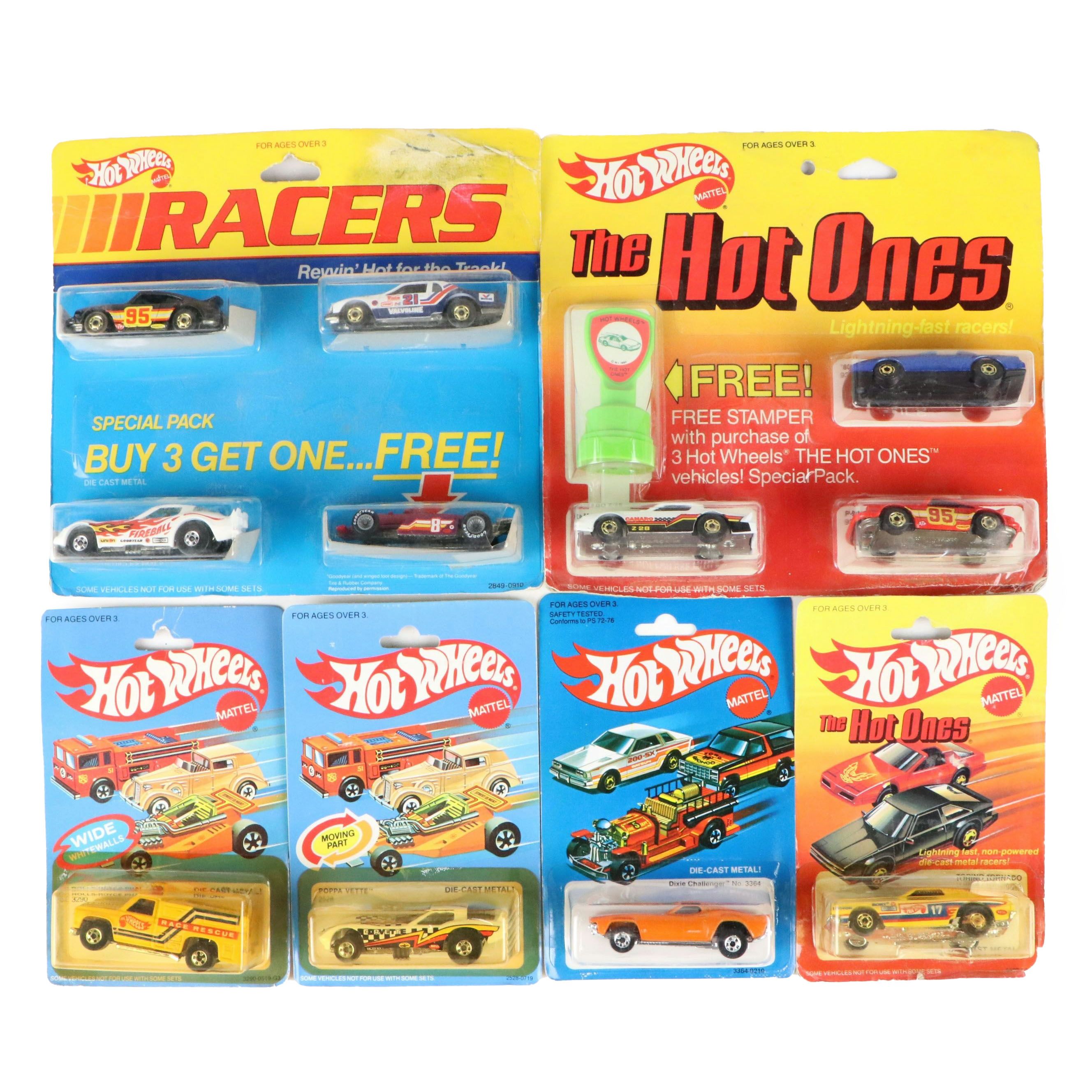 Hot Wheels The Hot Ones, Racers, and More Diecast Toy Cars