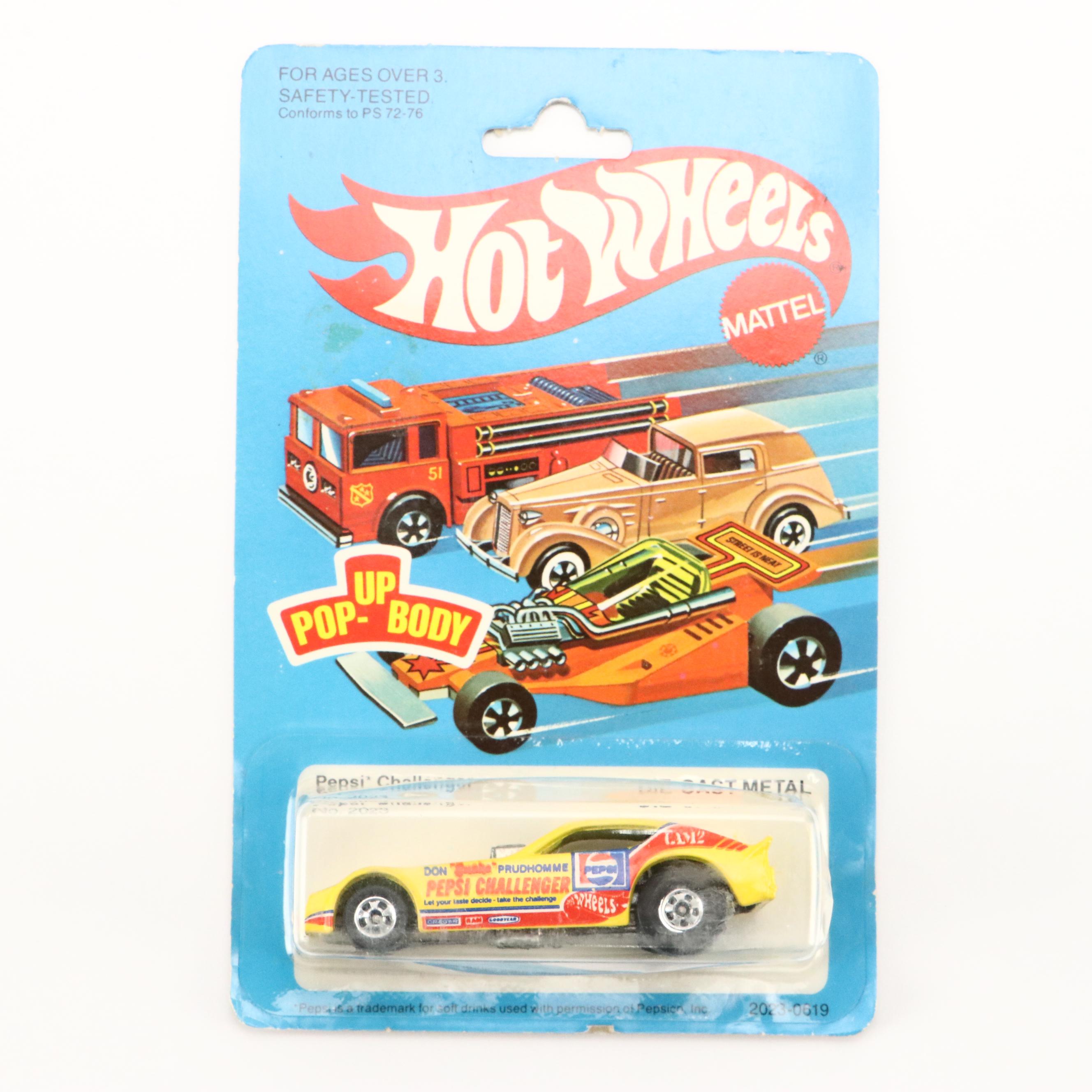 Mattel Hot Wheels "The Hot Ones" and Other Diecast Vehicles, 1980s