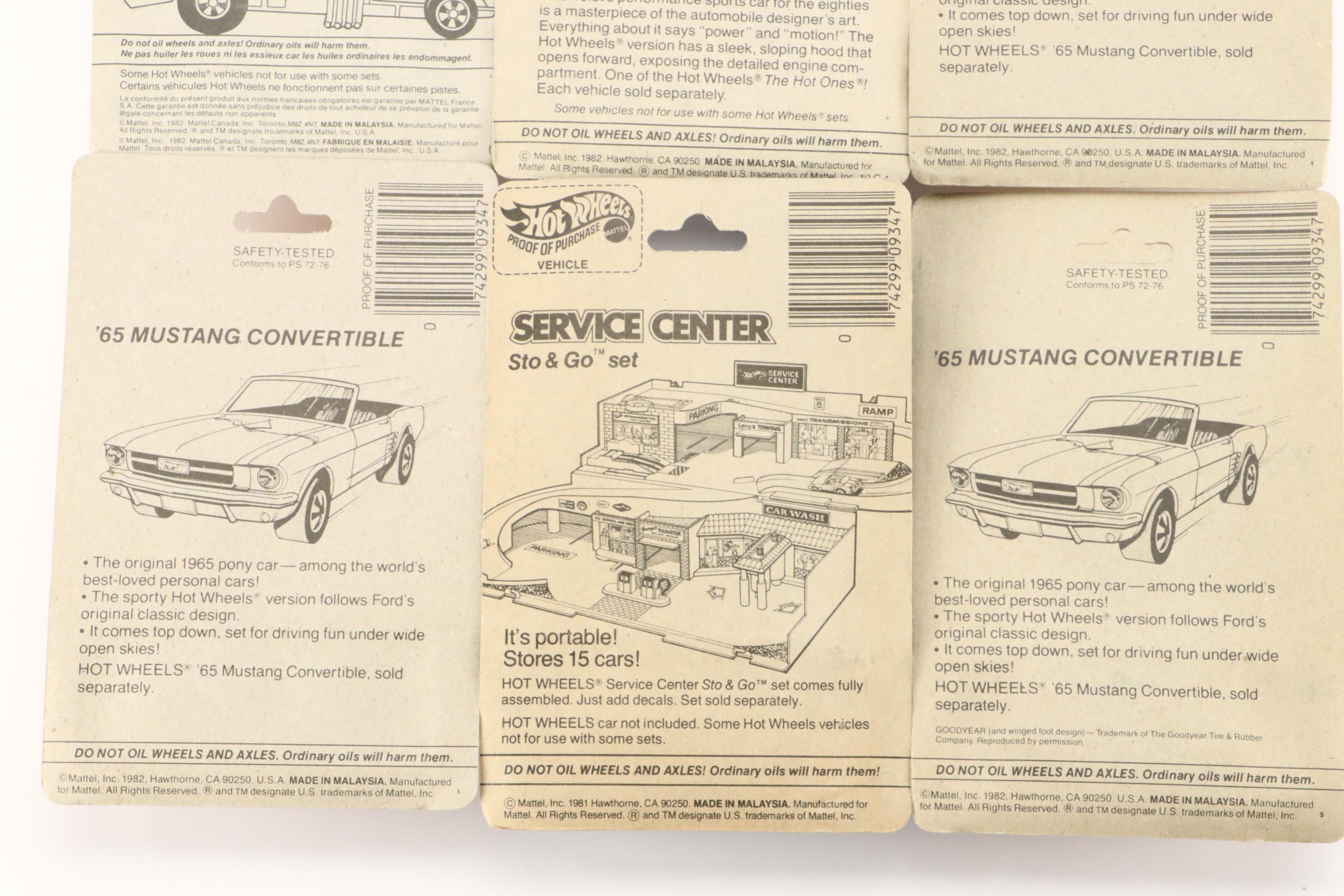 Mattel Hot Wheels "The Hot Ones" and Other Diecast Vehicles, 1980s