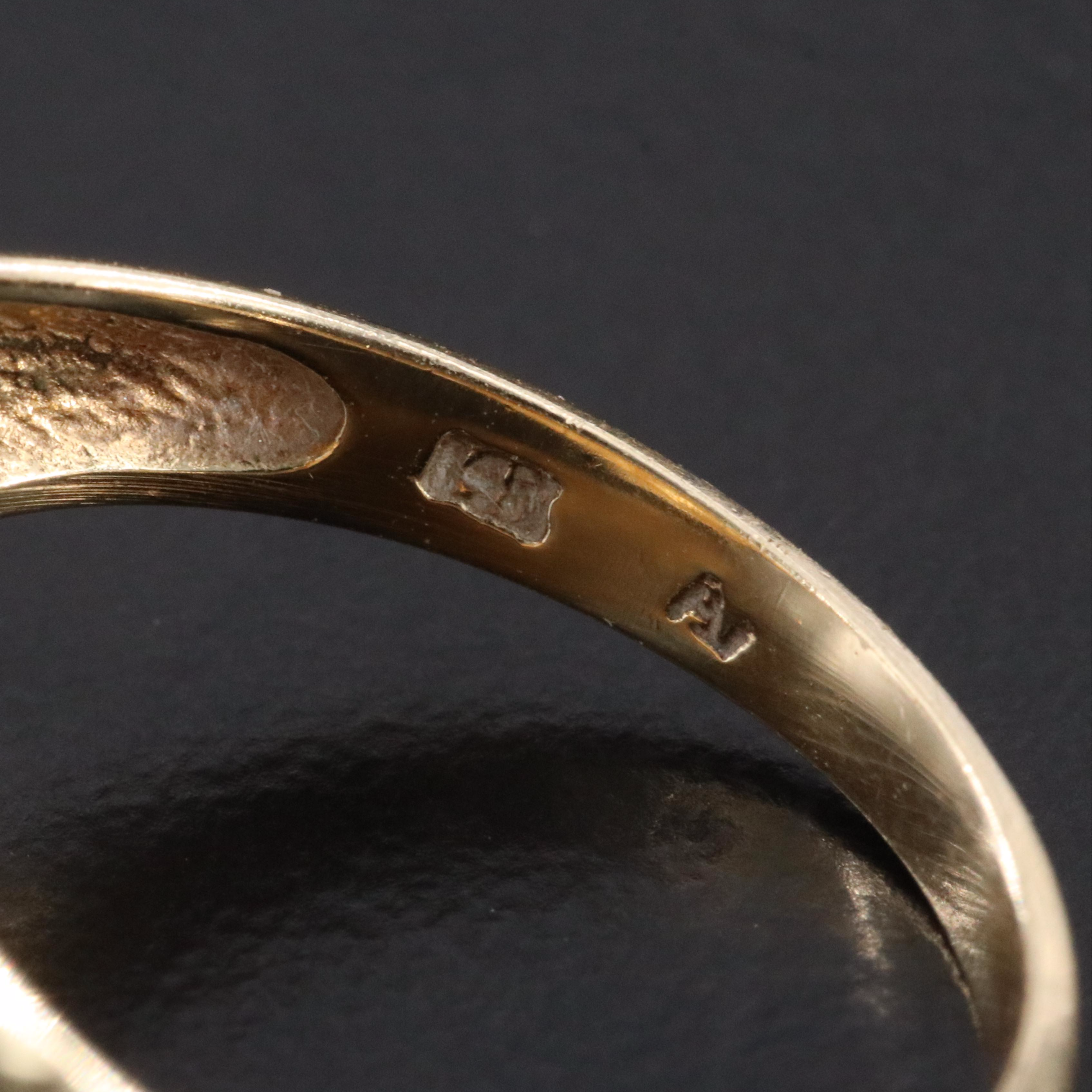 14K Topaz and Diamond Ring