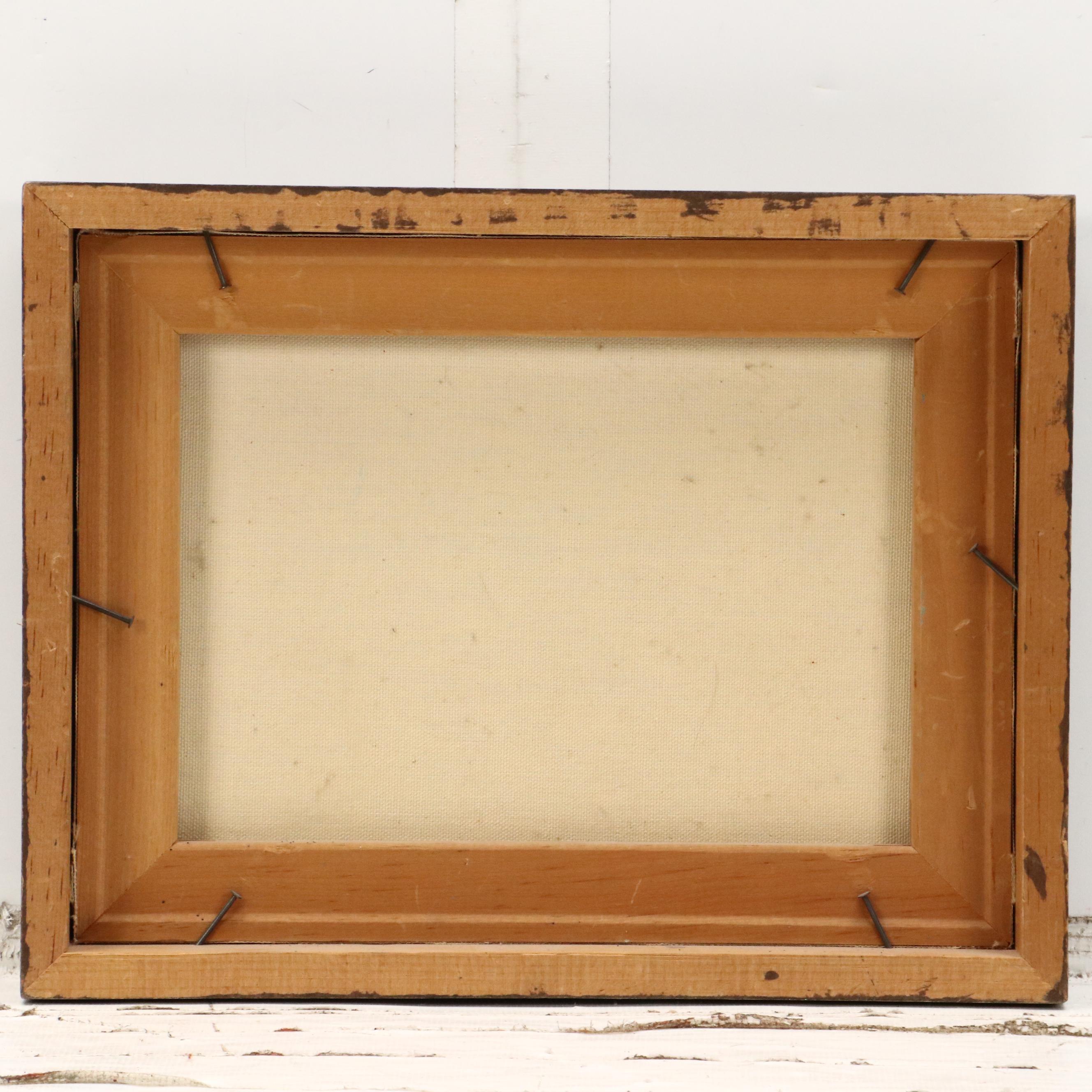 J Day Surrealist Oil Painting "Homage to Vrindavan Solanki"