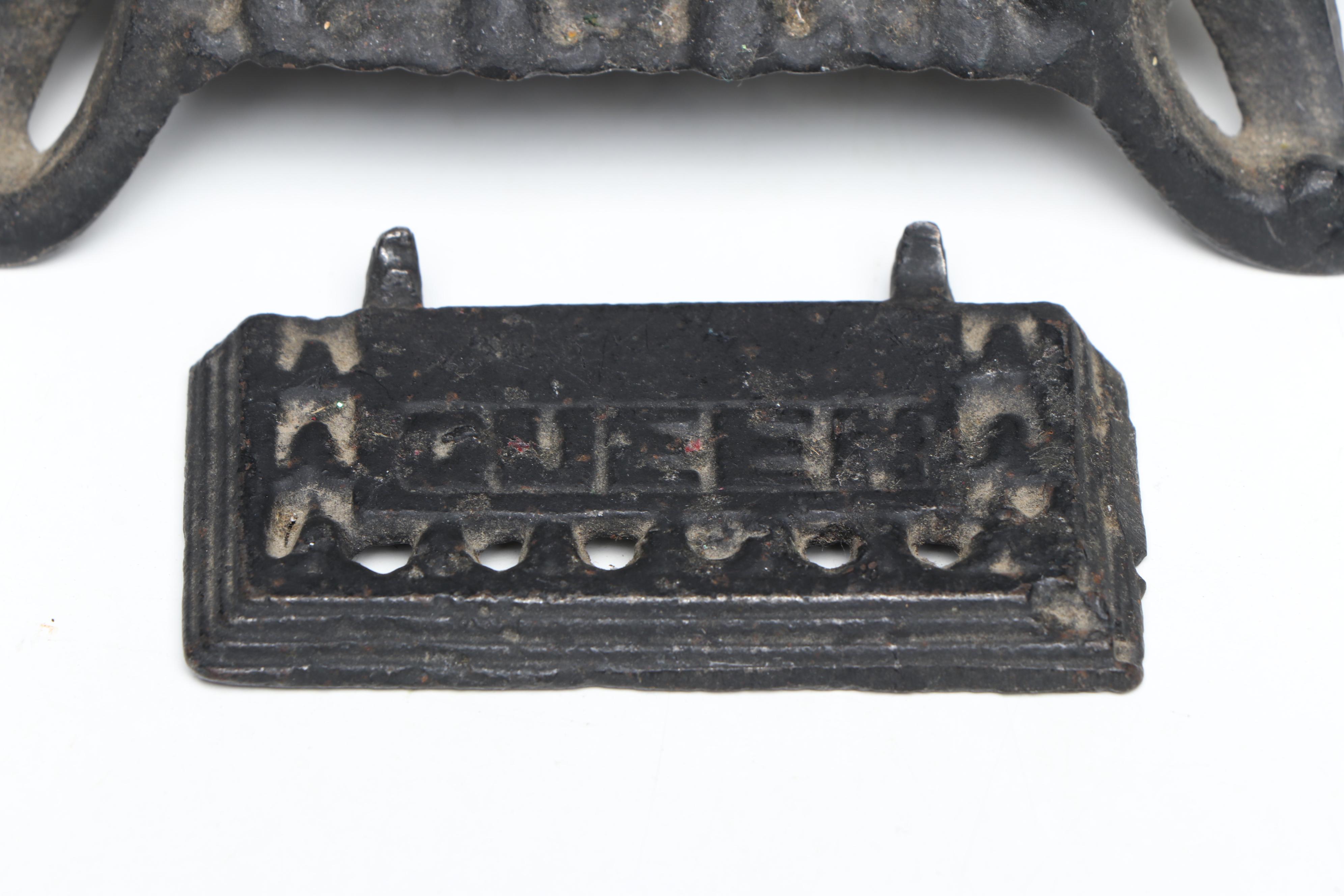 Queen Cast Iron Miniature Range with Pots, Pans, and Other Accessories