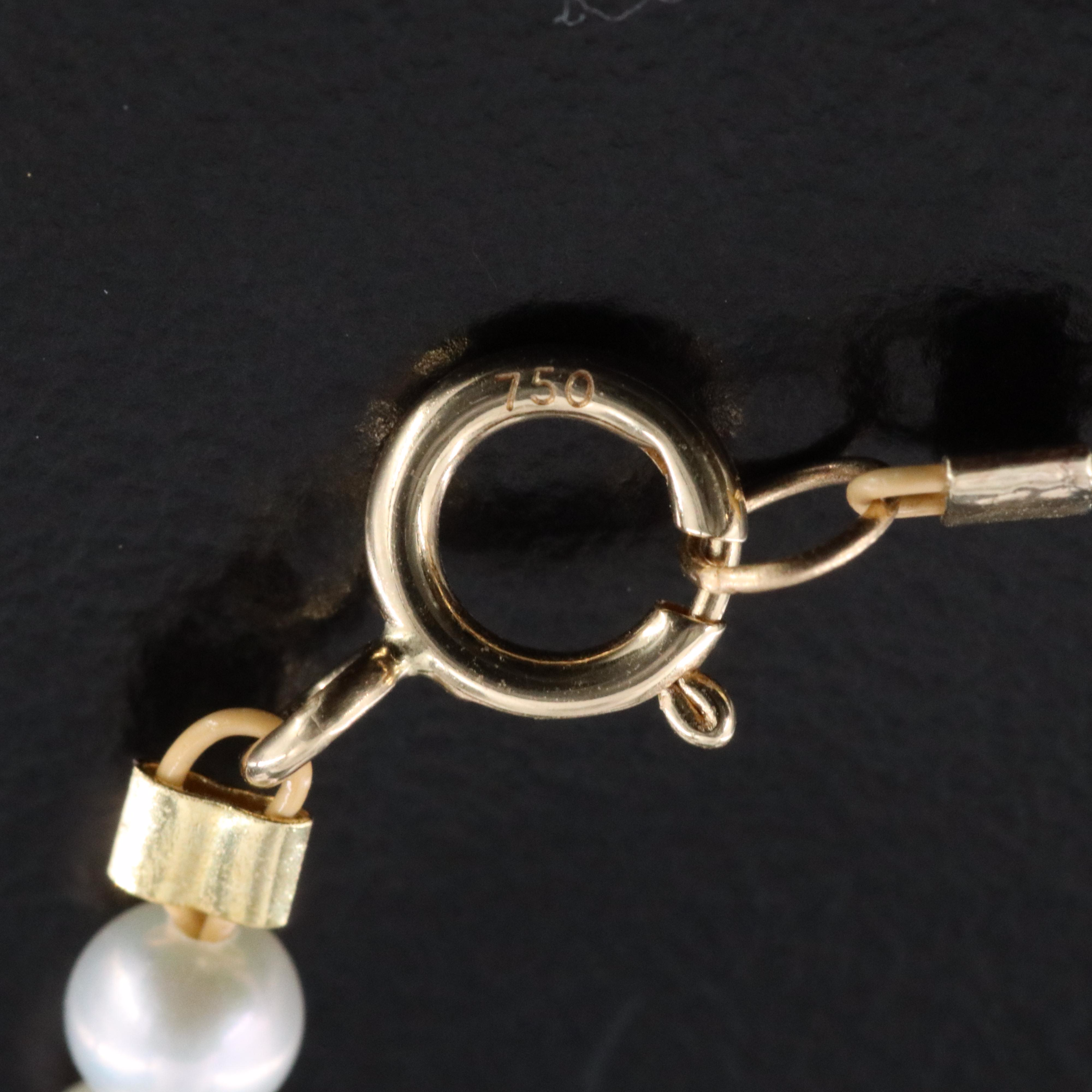 Pearl Bracelet with 14K Puff Heart Charm and Clasp