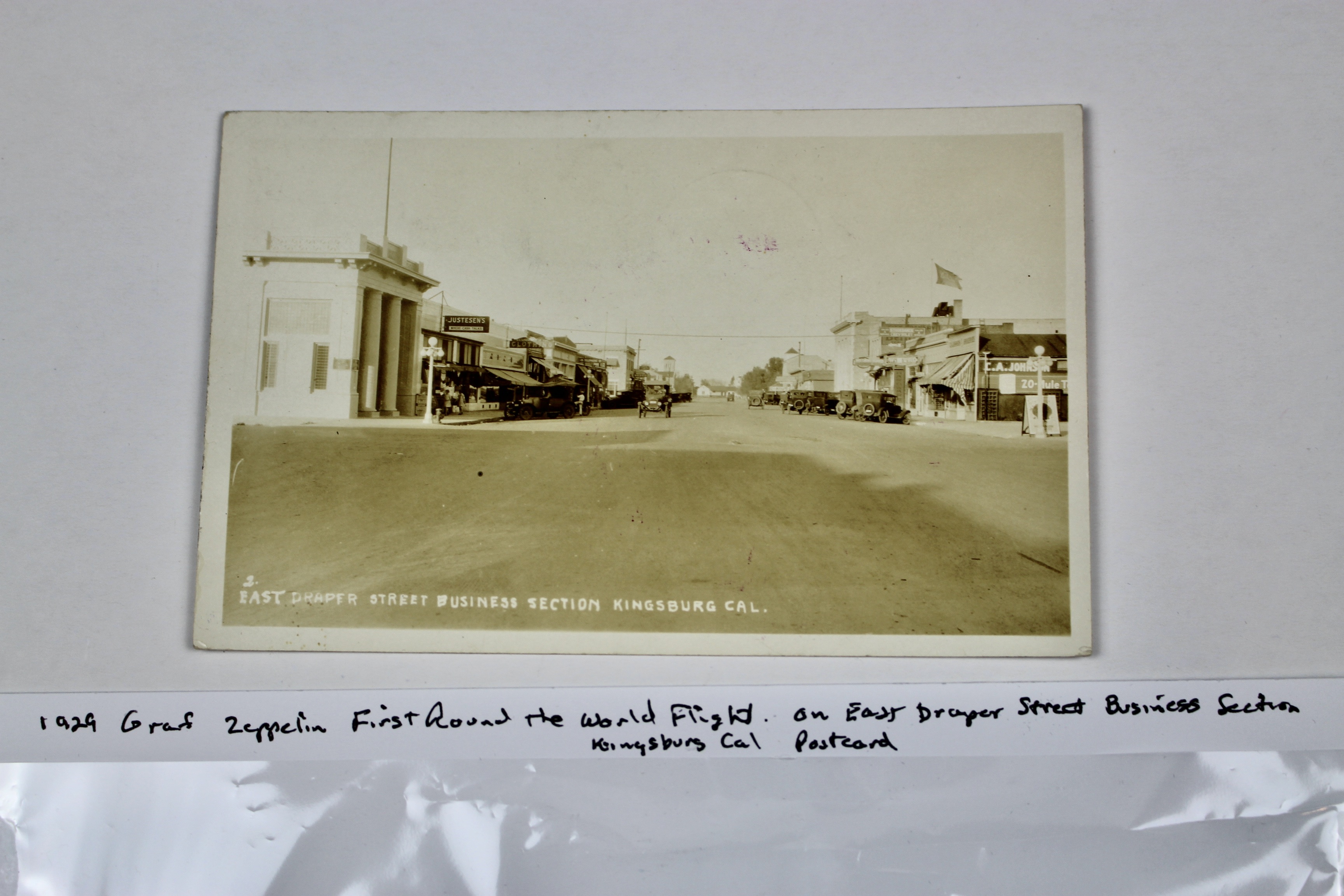 1929 Graf Zeppelin First Round the World Flight Postcard