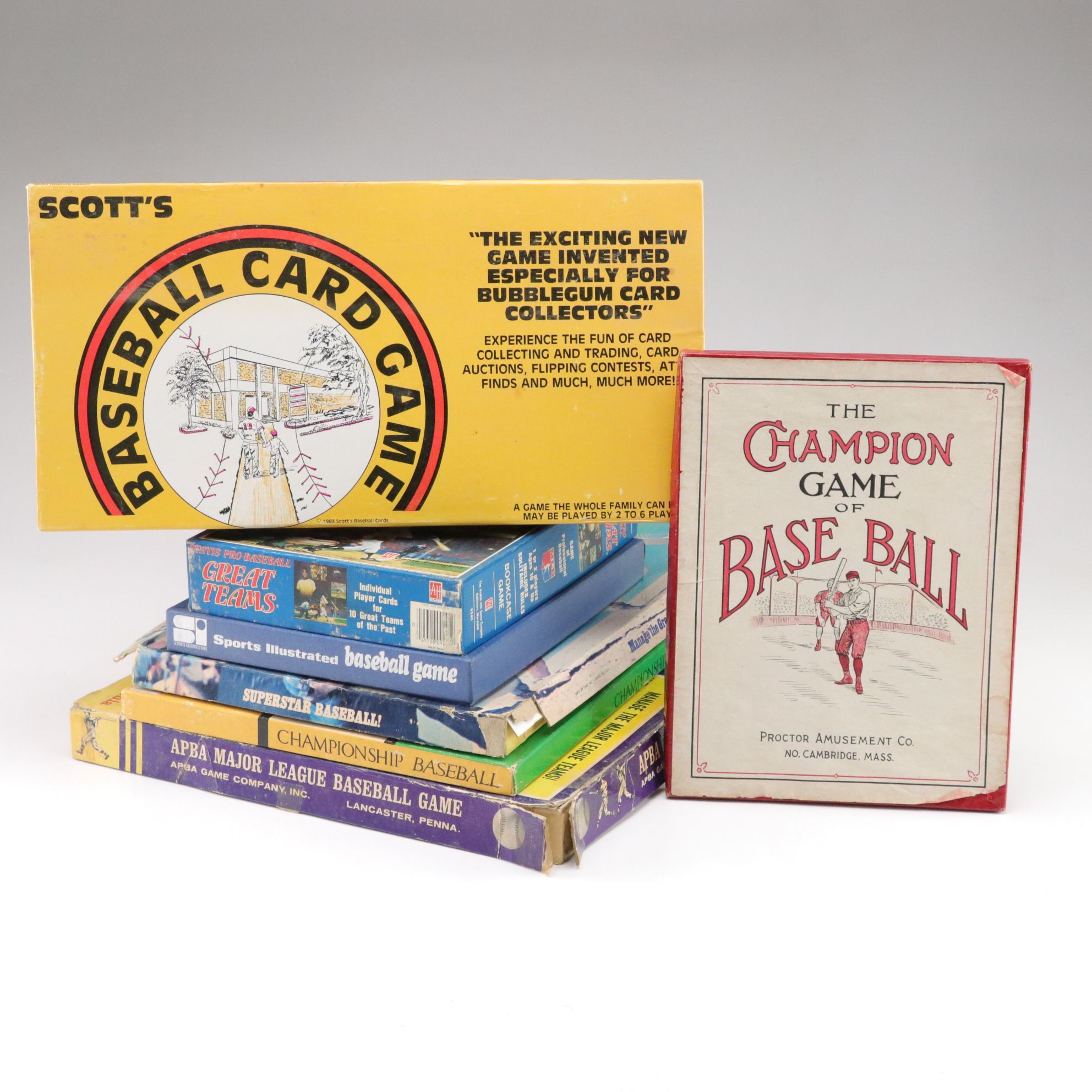 Scott's Baseball Card Game and Other American Baseball Board and Card Games