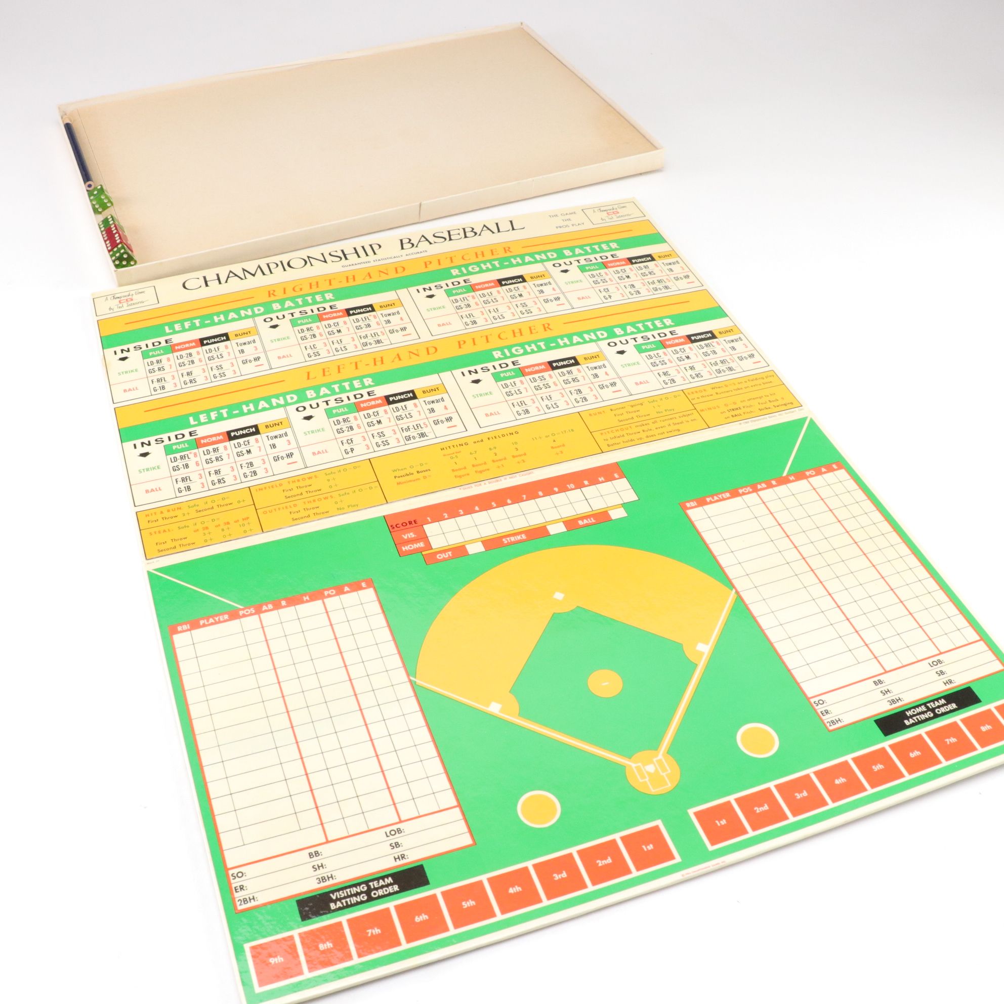 Scott's Baseball Card Game and Other American Baseball Board and Card Games
