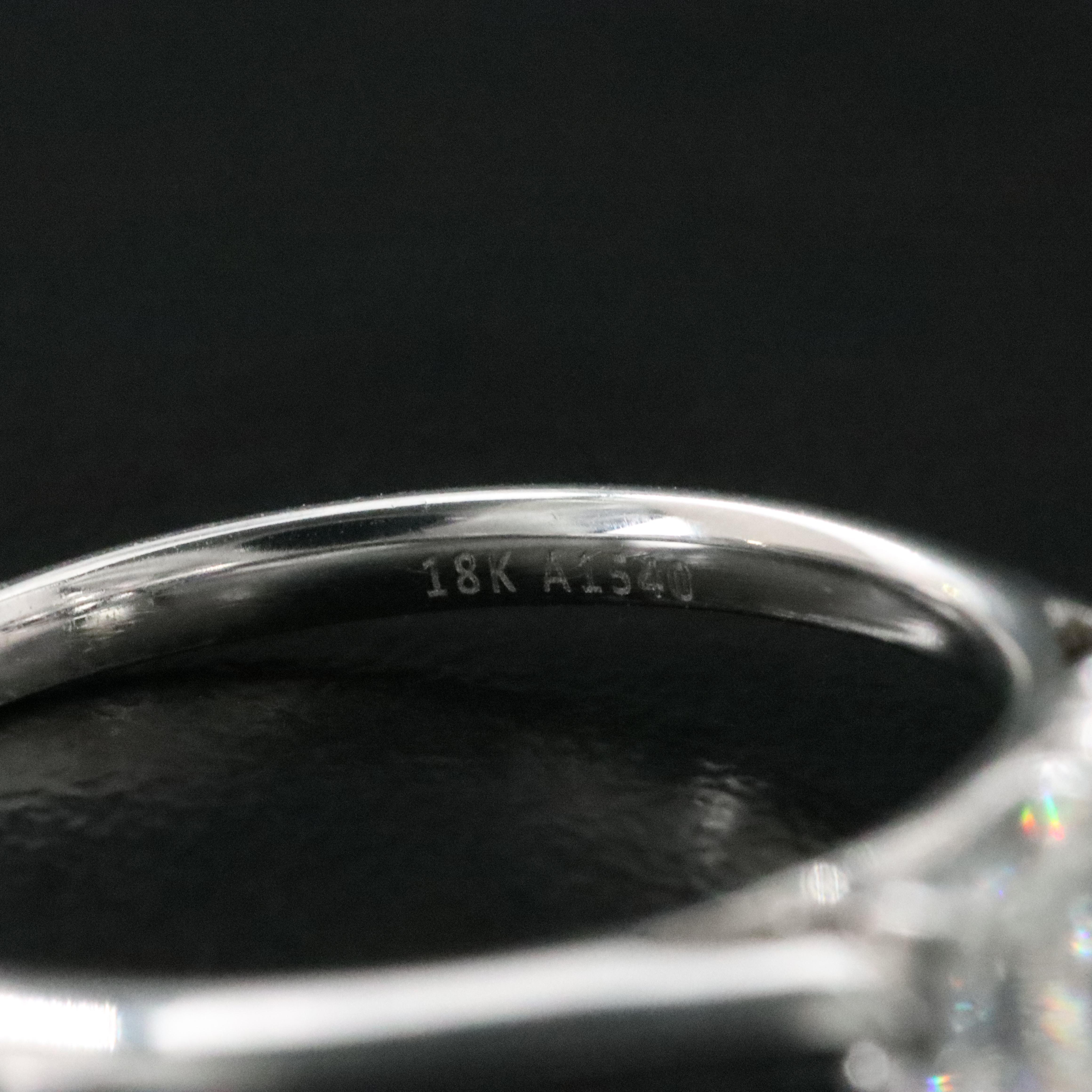 18K 0.75 CTW Lab Grown Diamond Semi-Mount Ring