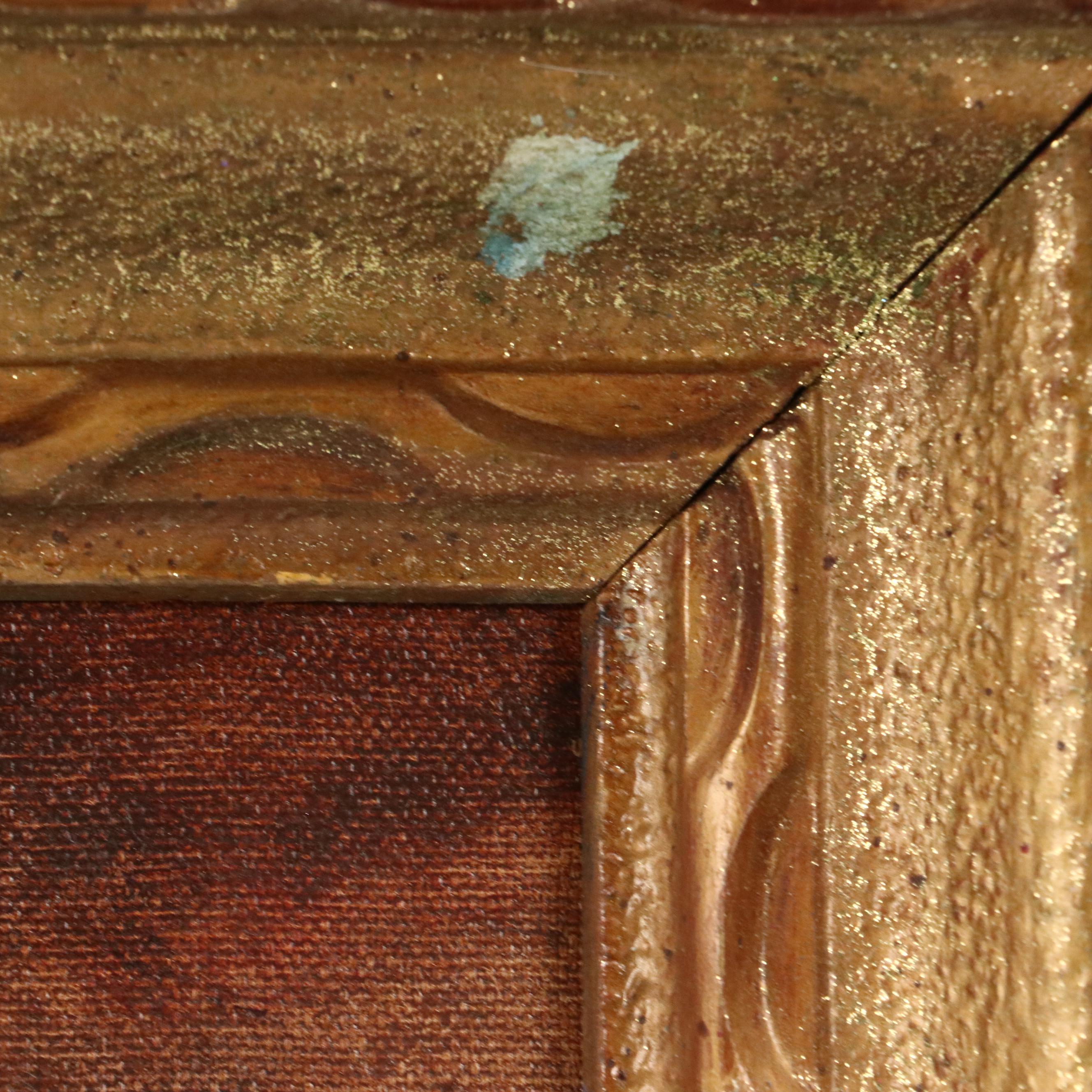 Mildred Ridge Portrait Oil Painting of Native American Girl