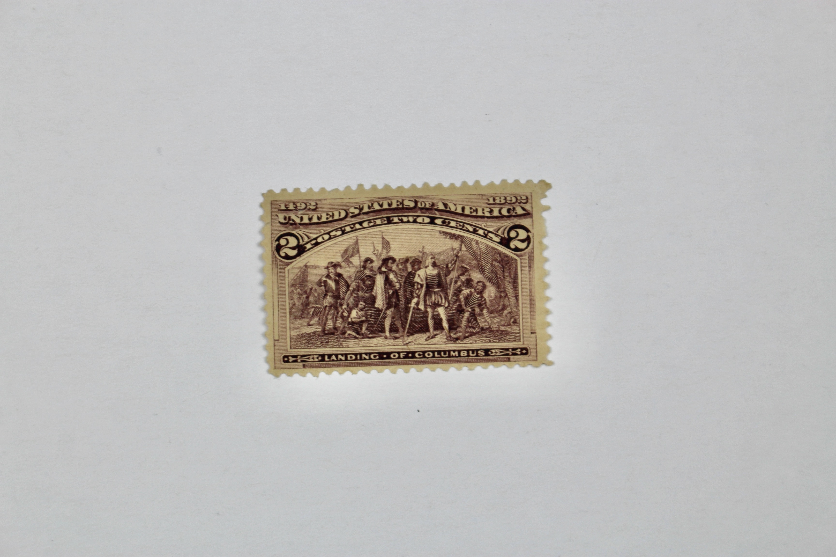 Nine MH Early U.S. Commemorative Postage Stamps, 1890s