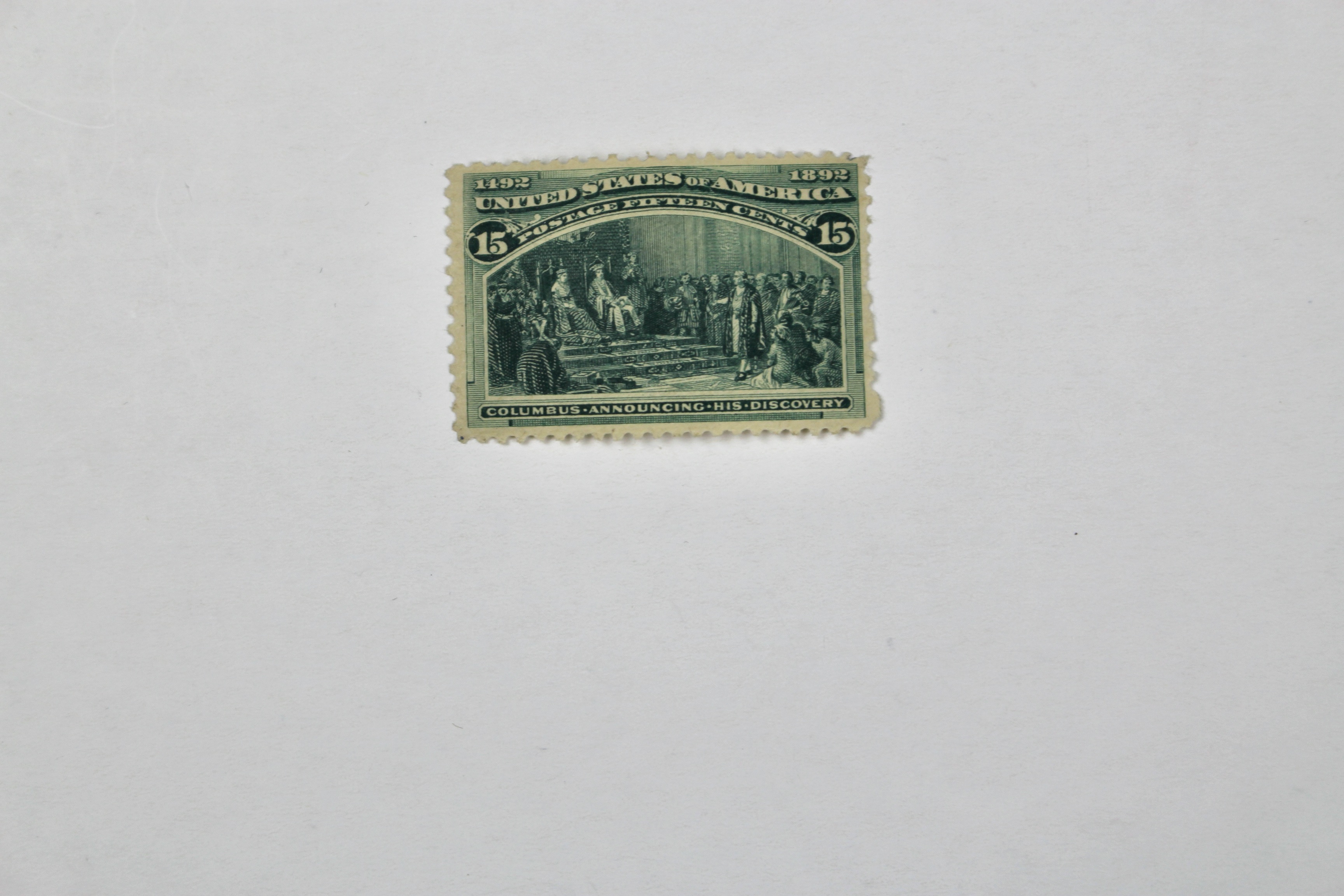 Nine MH Early U.S. Commemorative Postage Stamps, 1890s