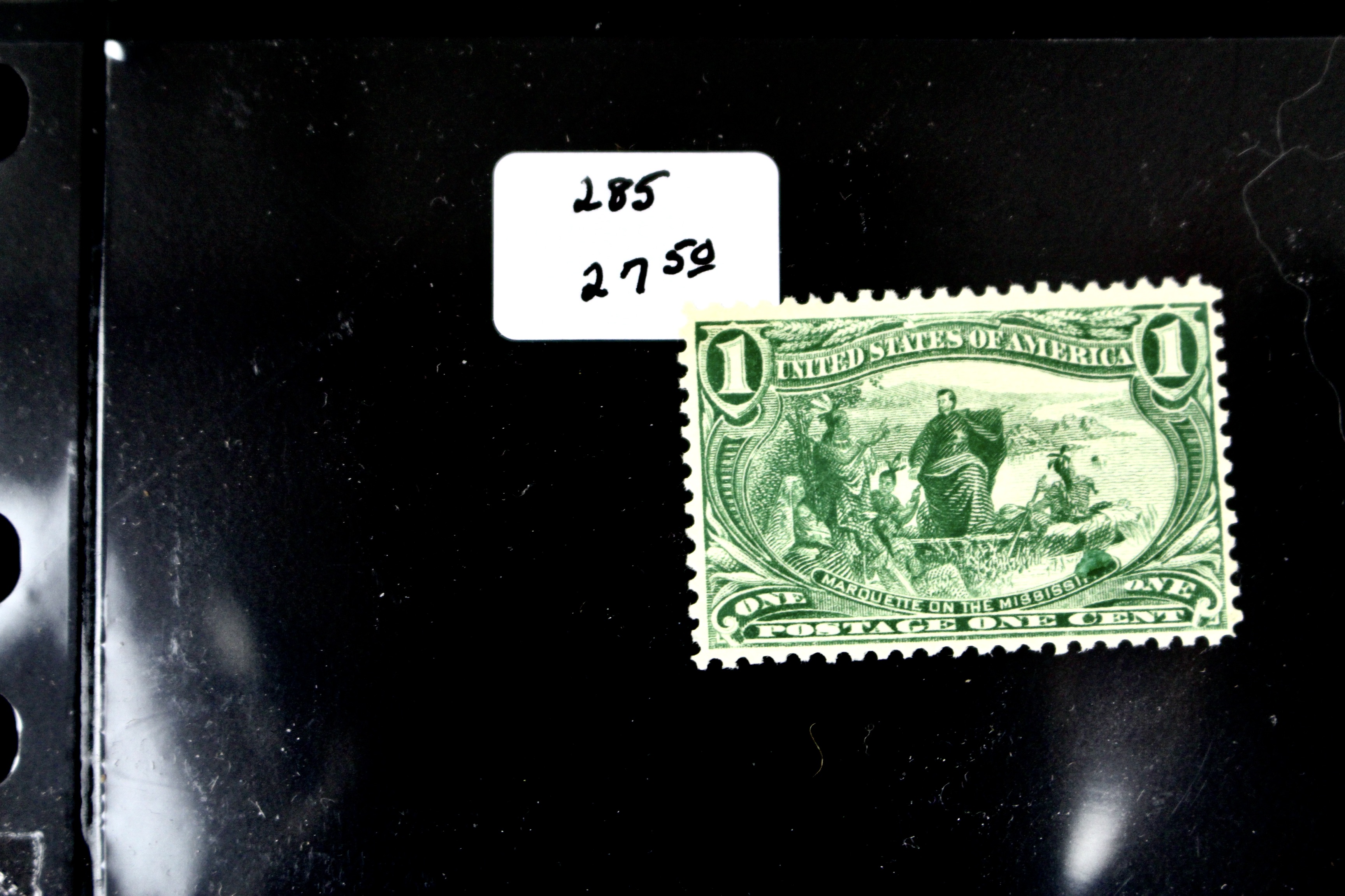 Nine MH Early U.S. Commemorative Postage Stamps, 1890s