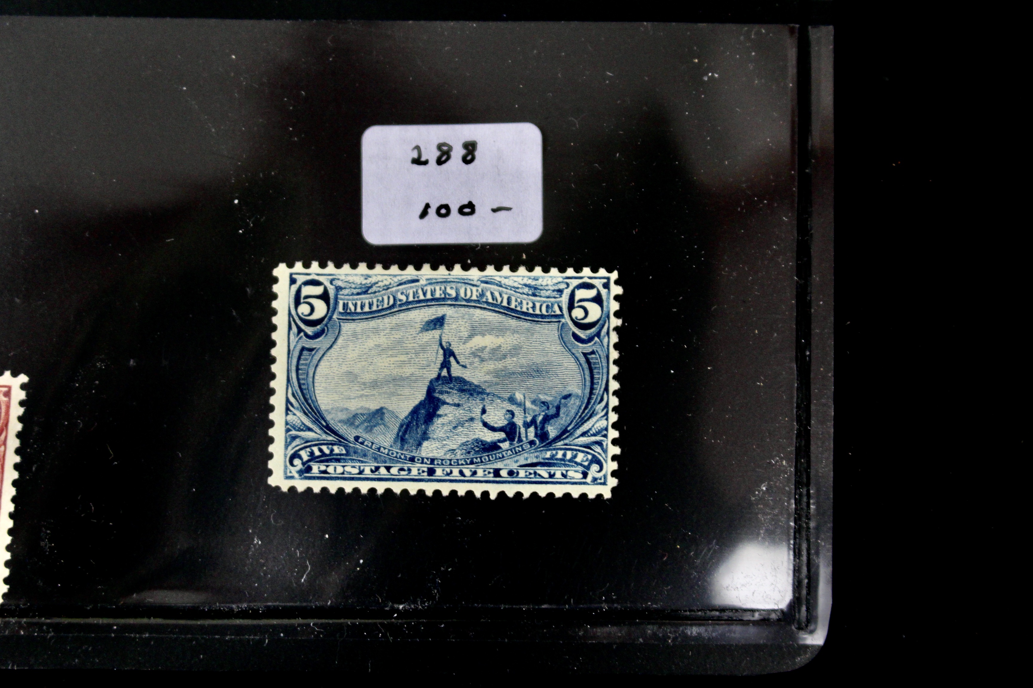 Nine MH Early U.S. Commemorative Postage Stamps, 1890s