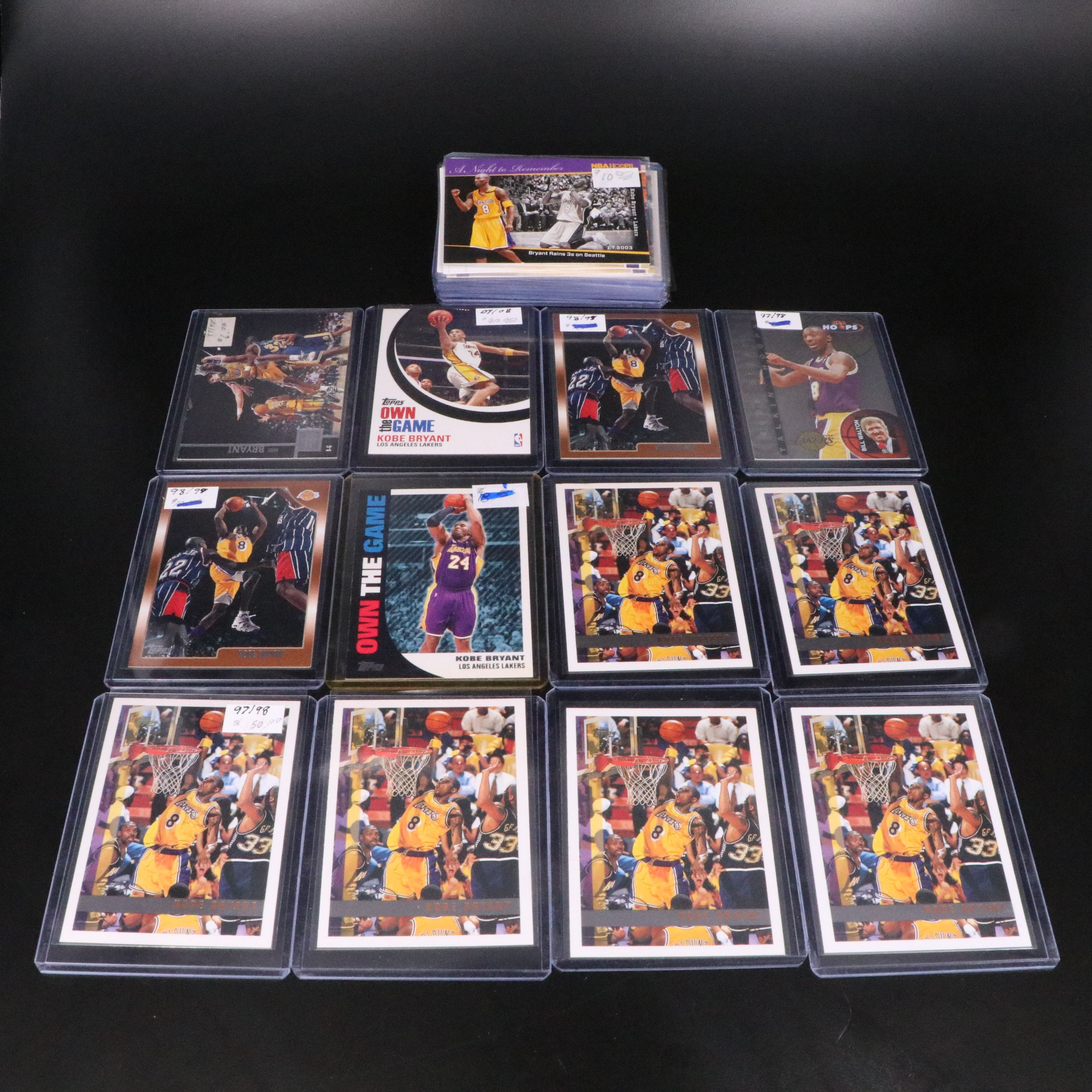 Topps with Other Kobe Bryant Los Angeles Lakers Basketball Cards, 1990s-2010s