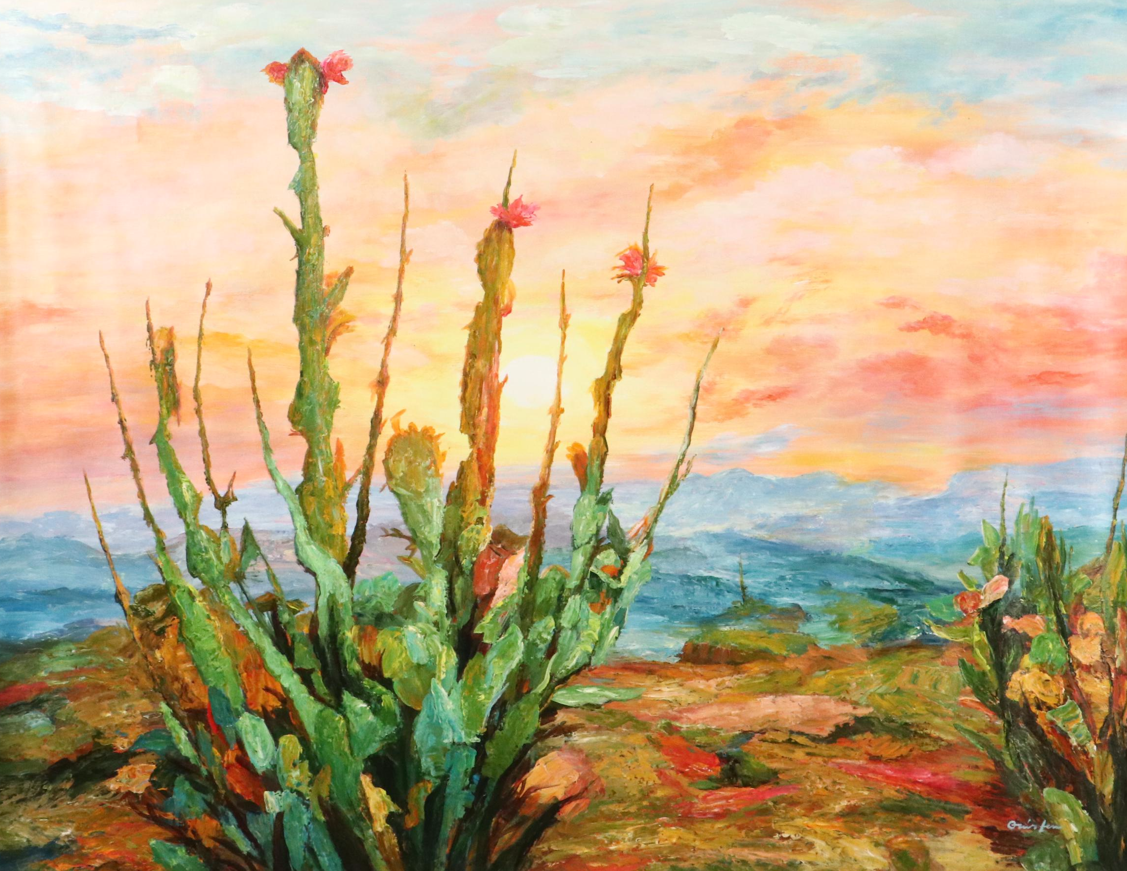 Quinten Coastal Landscape Oil Painting, 21st Century