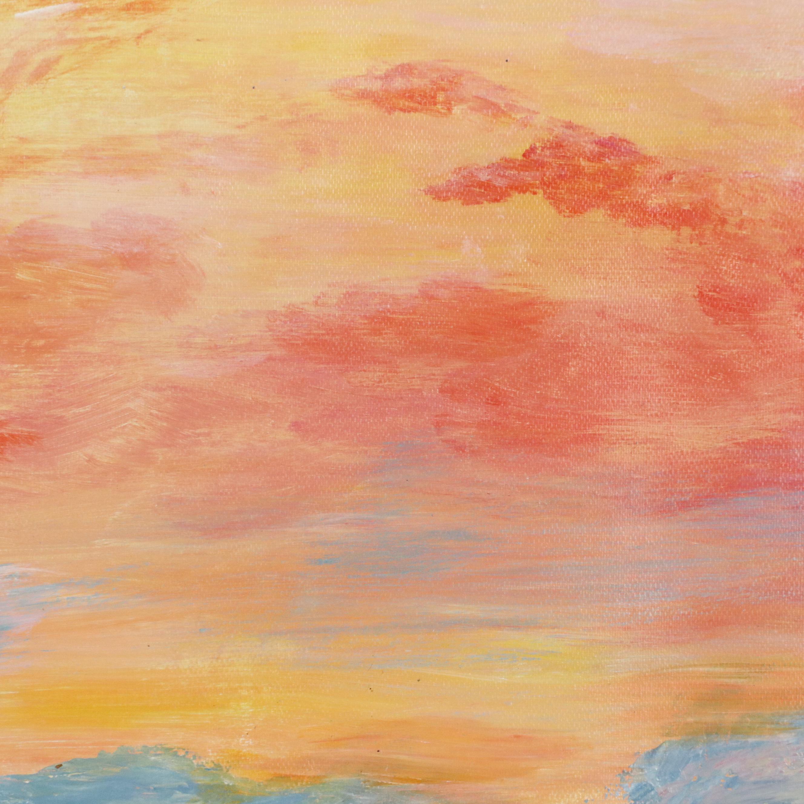 Quinten Coastal Landscape Oil Painting, 21st Century