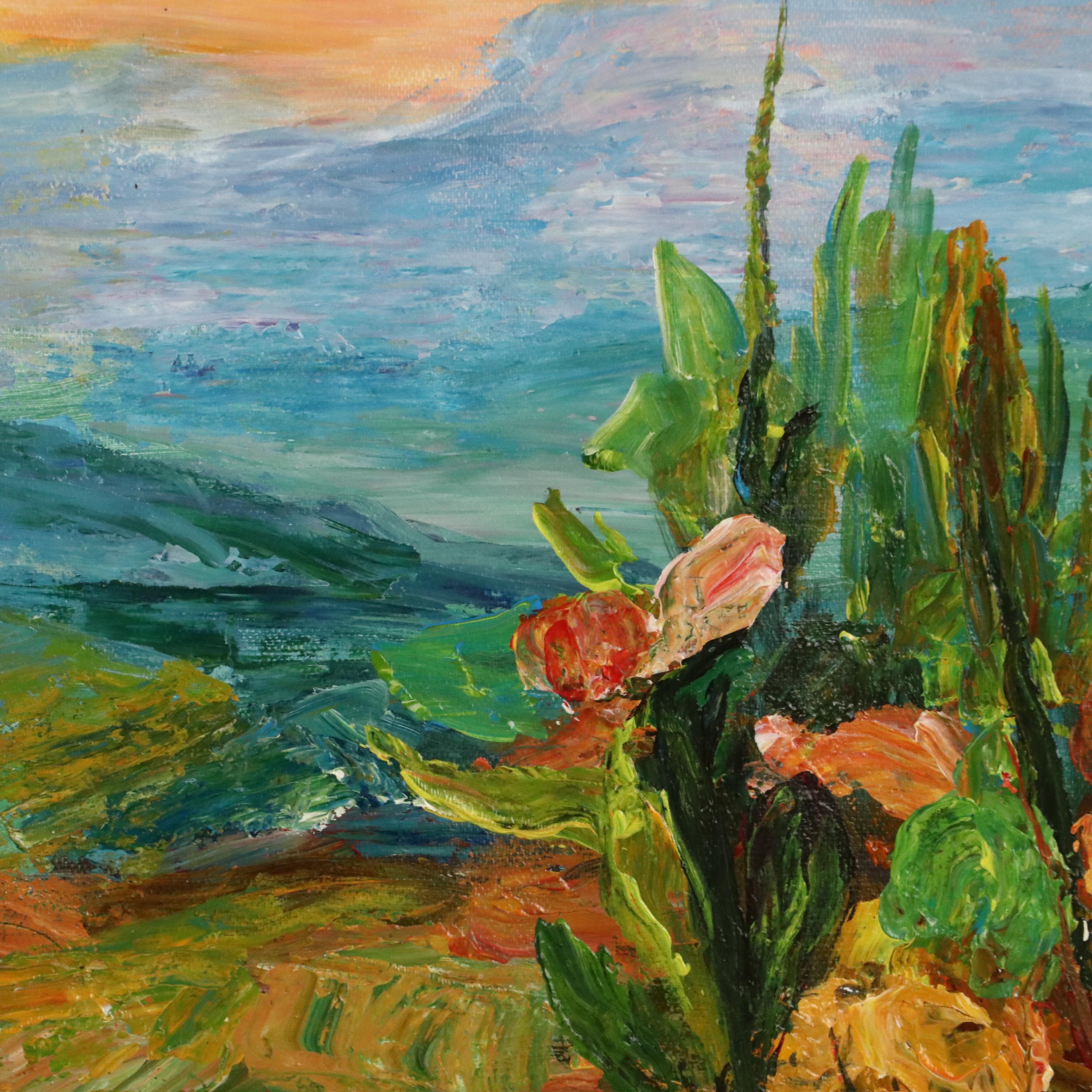 Quinten Coastal Landscape Oil Painting, 21st Century