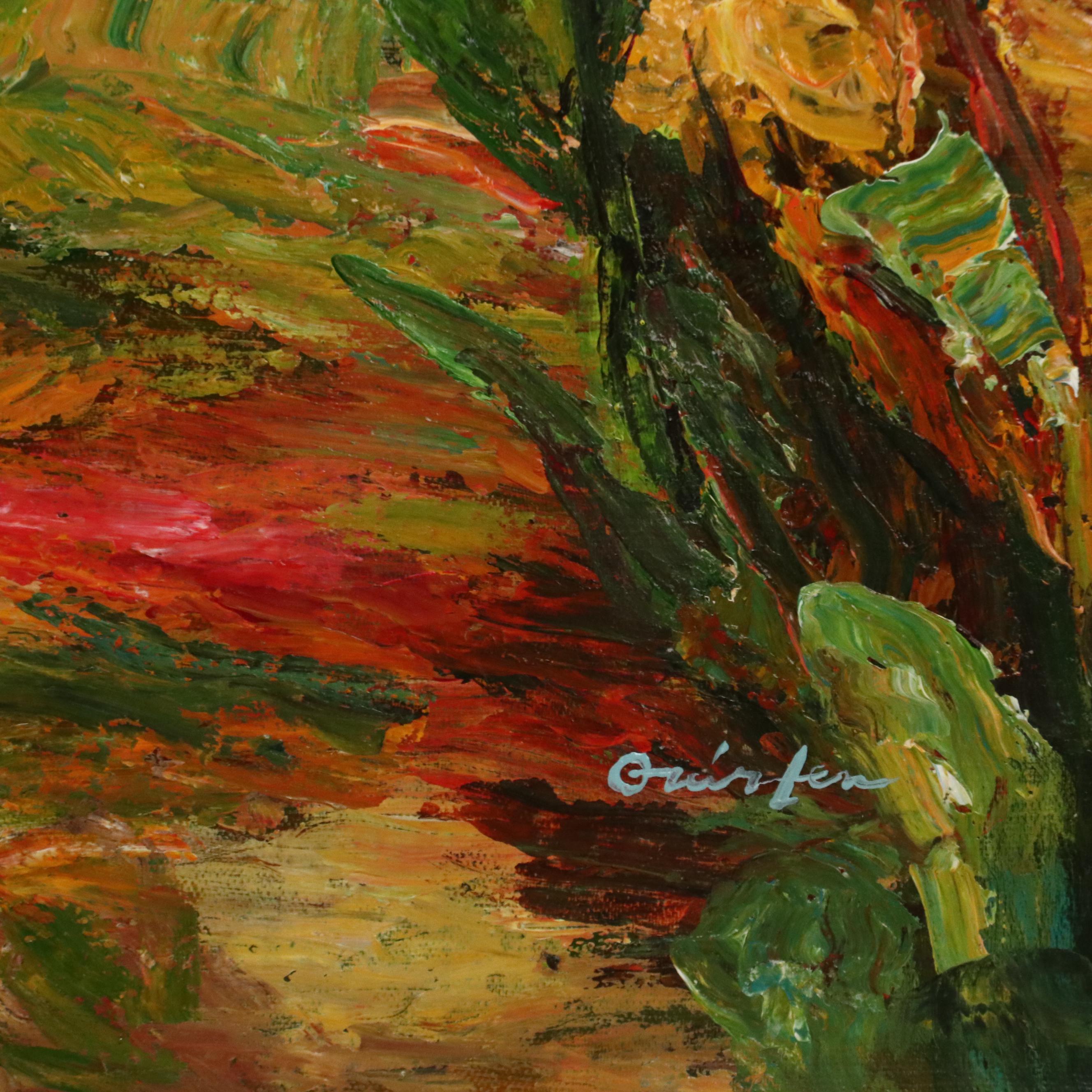 Quinten Coastal Landscape Oil Painting, 21st Century