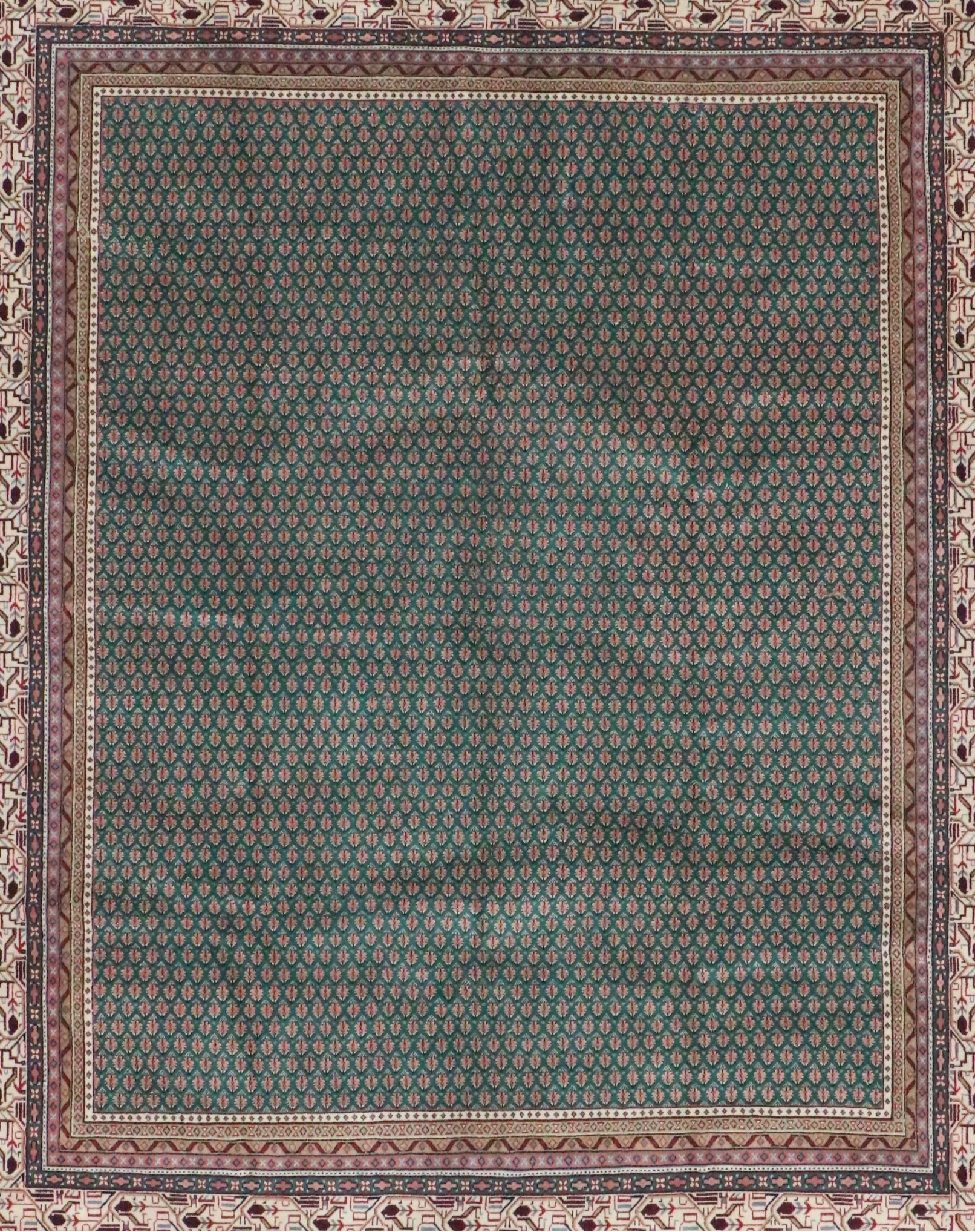 8' x 10'6 Hand-Knotted Persian Seraband Area Rug