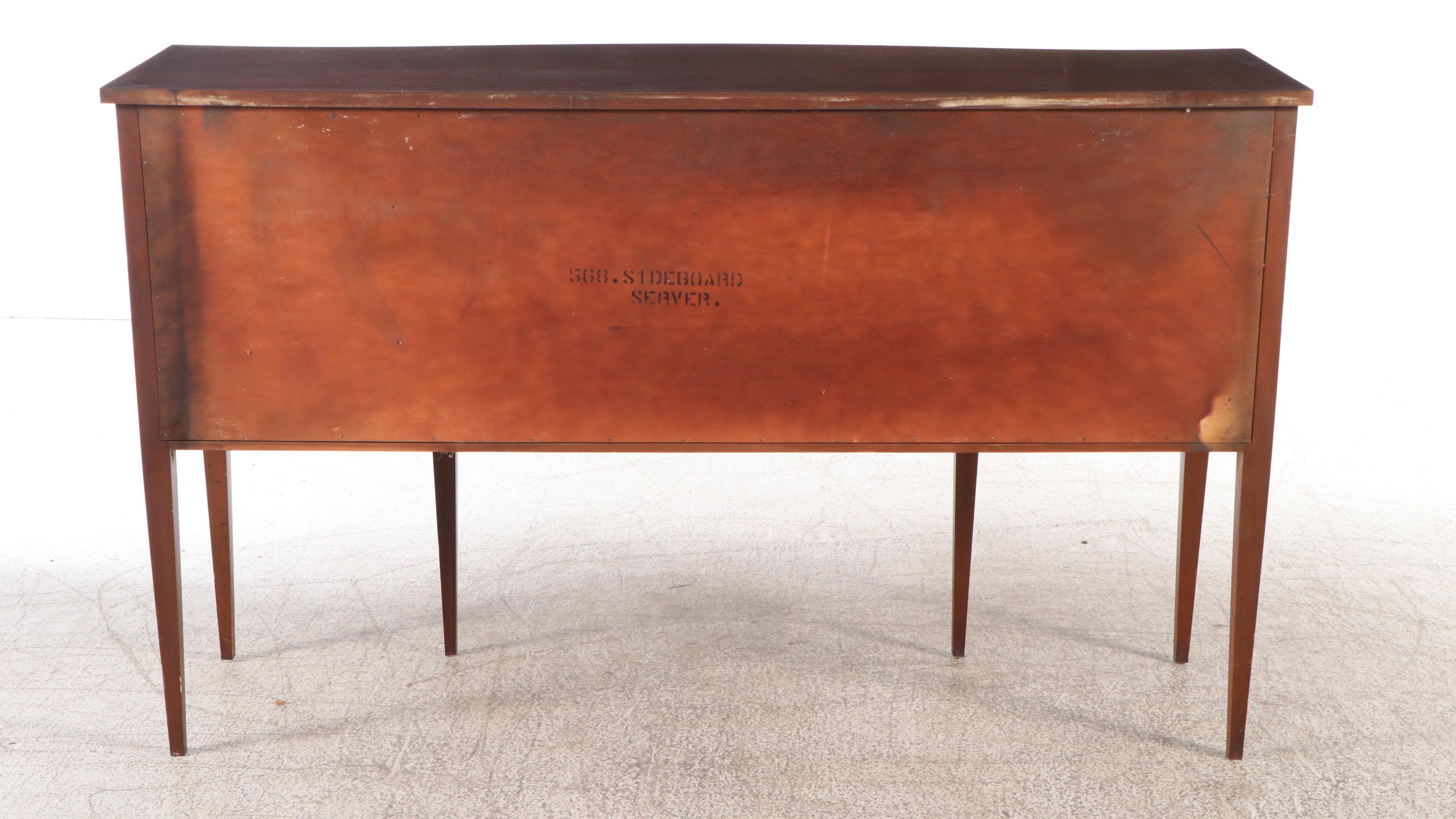 Federal Style Mahogany Buffet