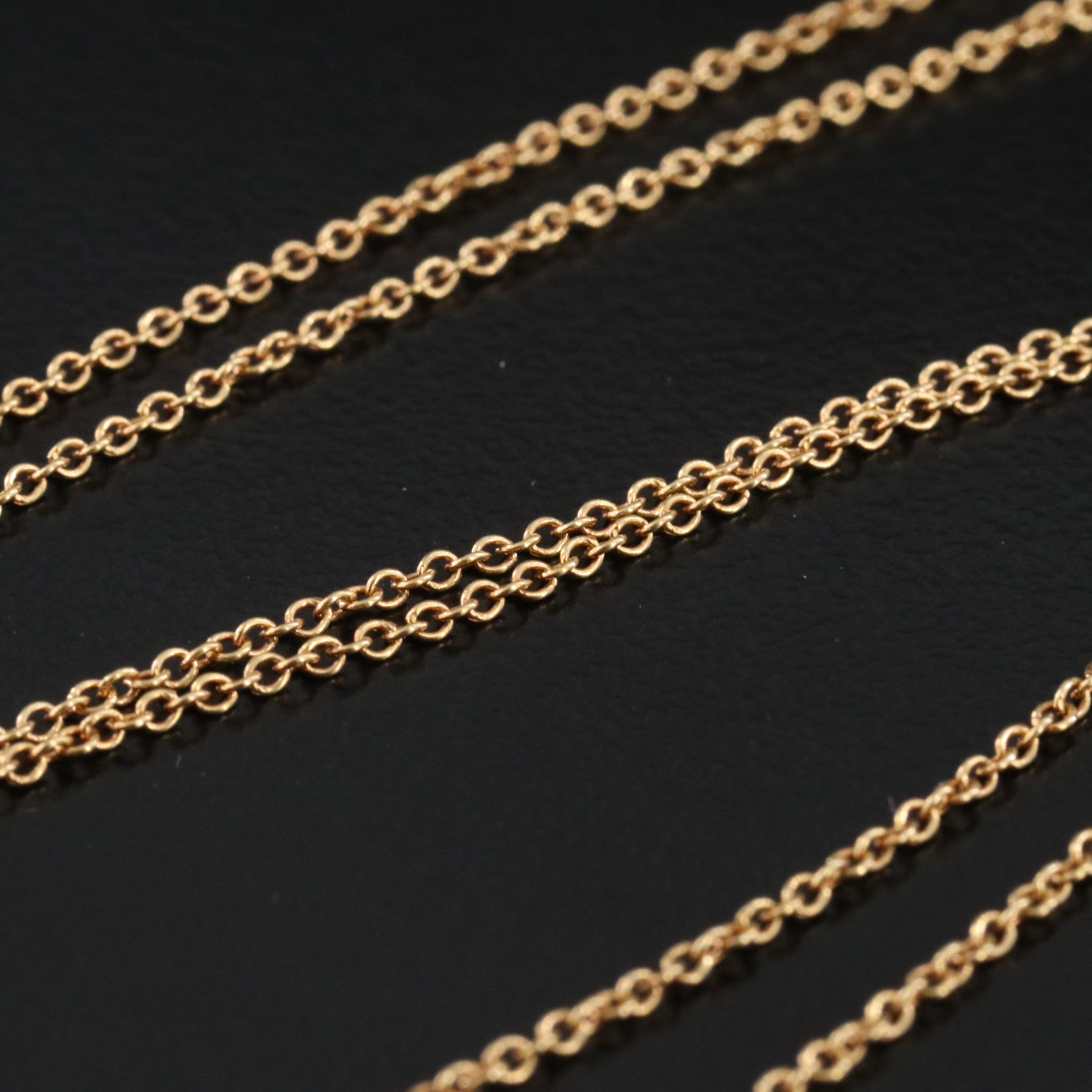 Tiffany & Co. Etoile 18K Diamond Heart Necklace