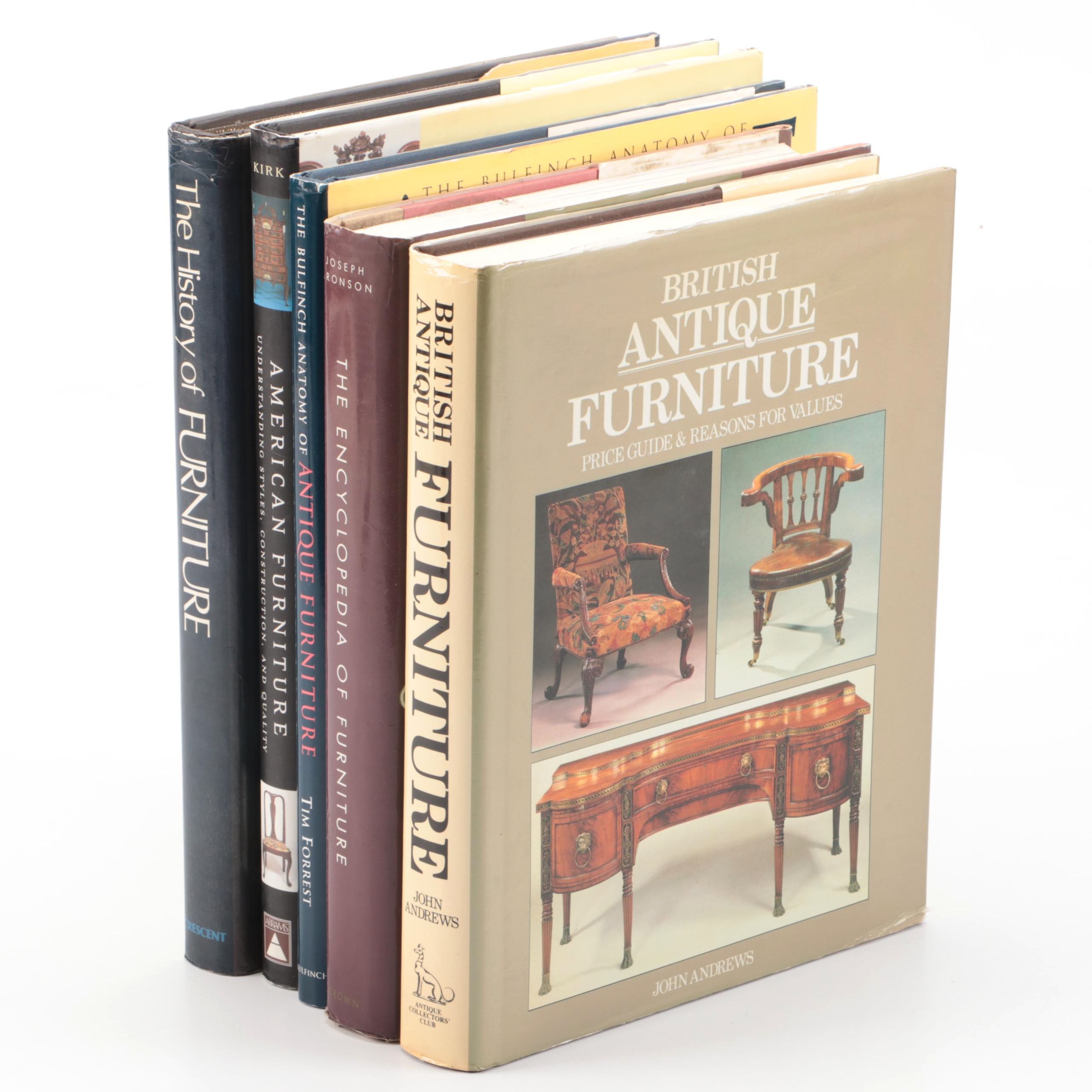 "The Encyclopedia of Furniture" and Other British and American Furniture Books