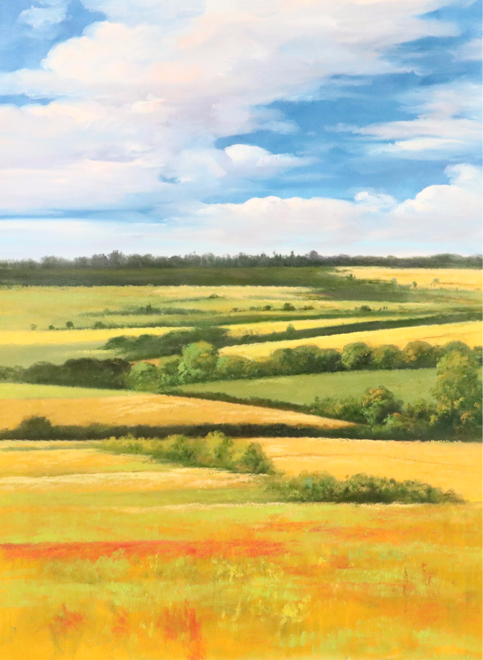 Xie Landscape Oil Painting, 21st Century