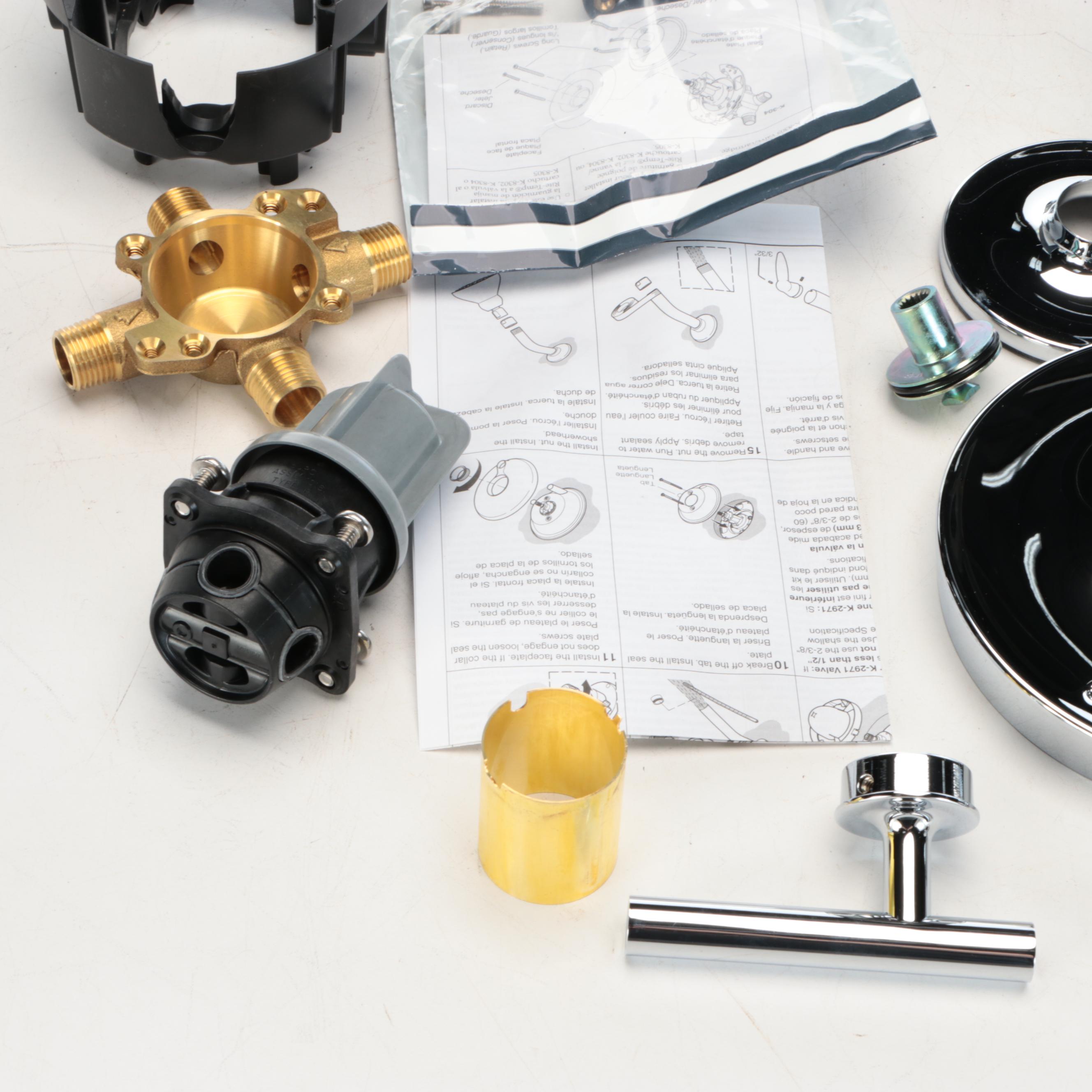 Kohler Purist Showerhead Set in Polished Chrome