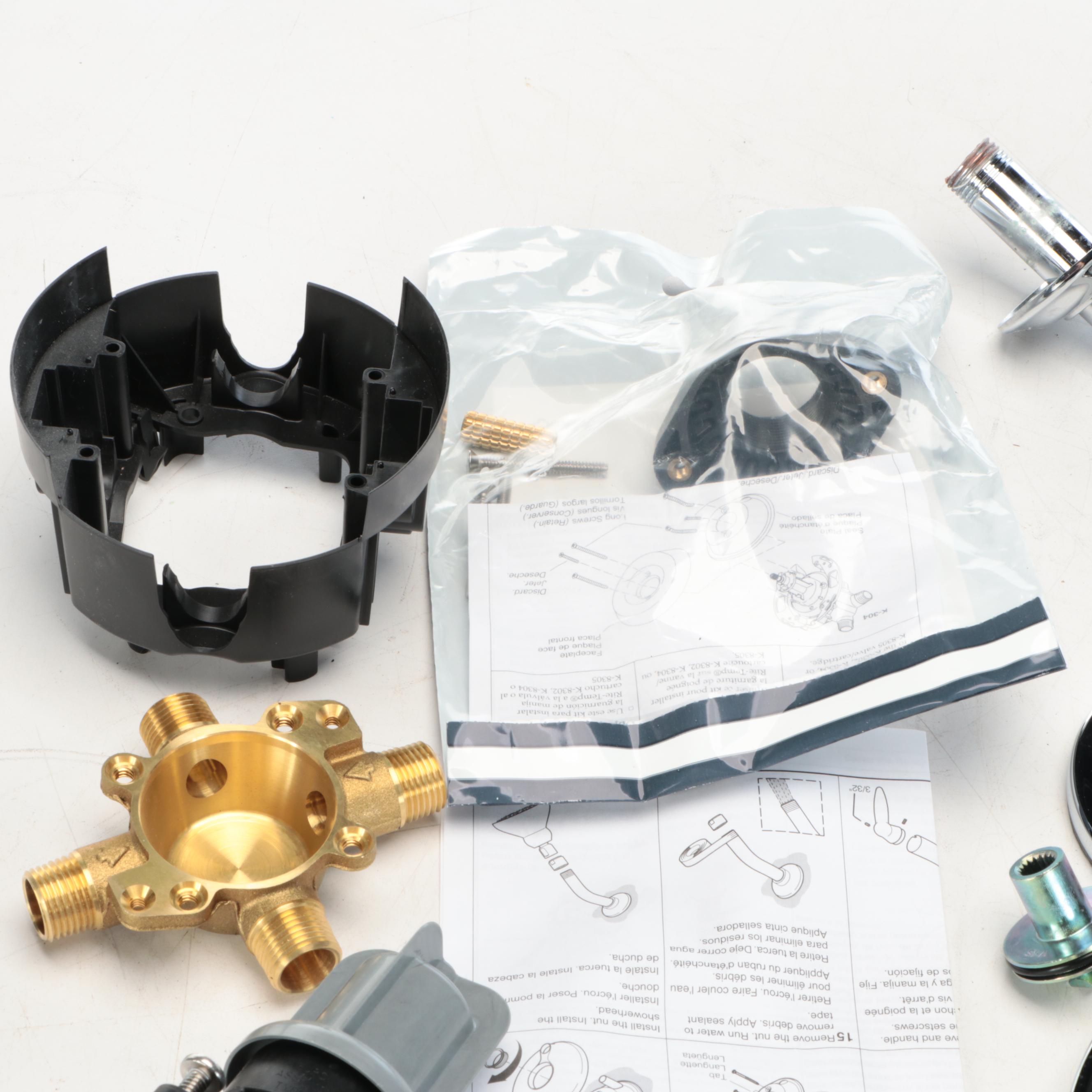 Kohler Purist Showerhead Set in Polished Chrome