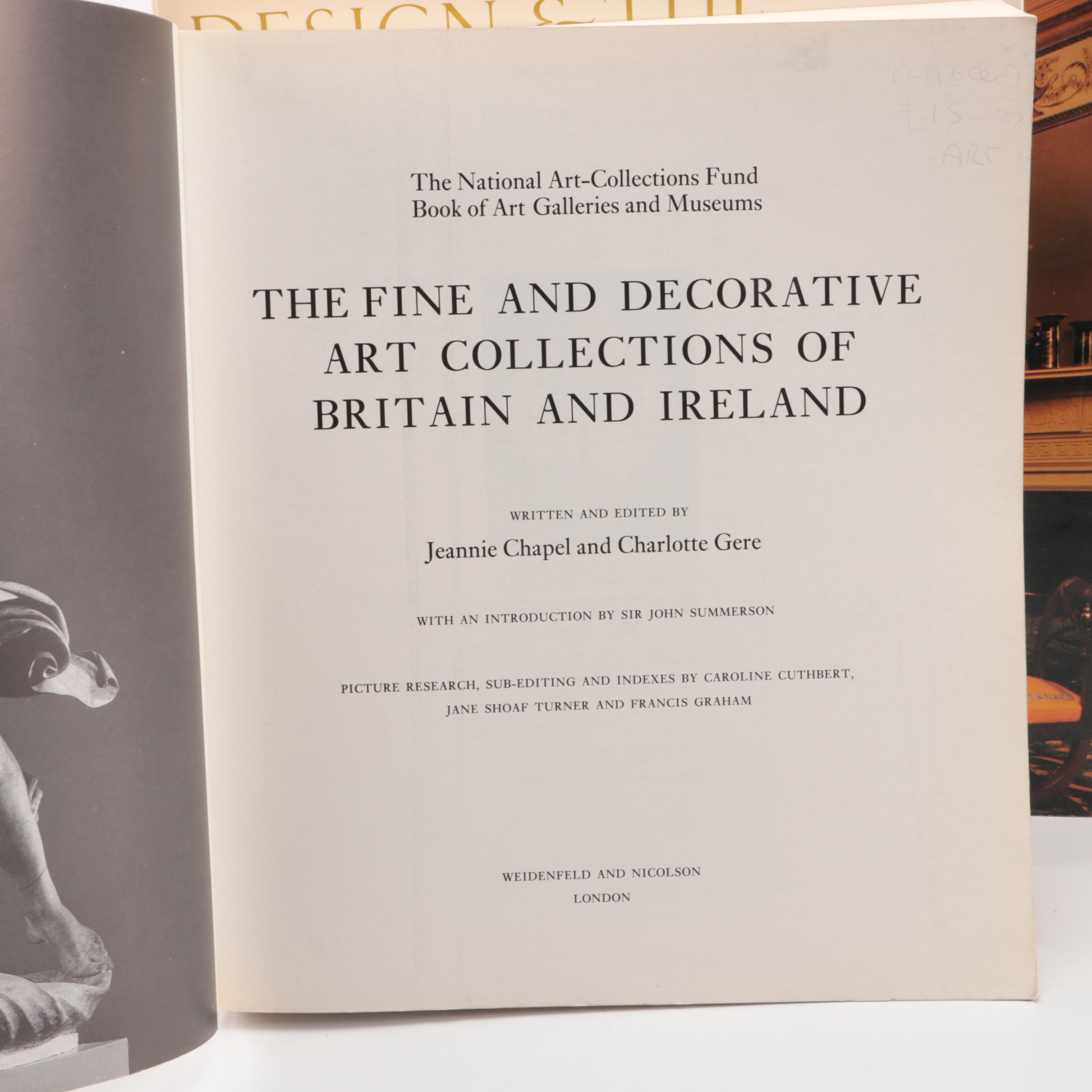 "The Fine & Decorative Art Collections of Britain & Ireland" with More Art Books