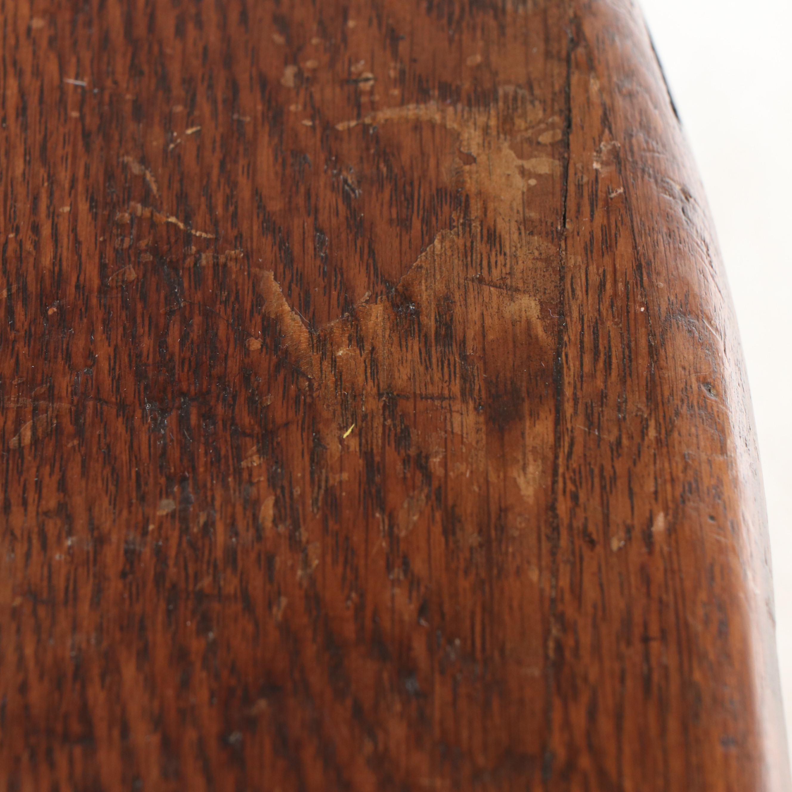 Queen Anne Style Oak Drop-Leaf Table