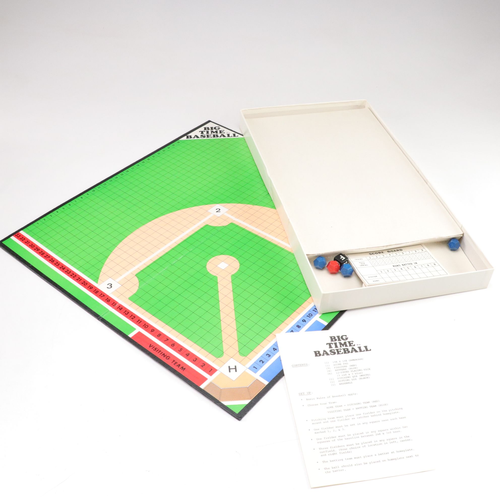 "Big League Baseball" with Other Baseball Board Games, Mid-Late 20th C.