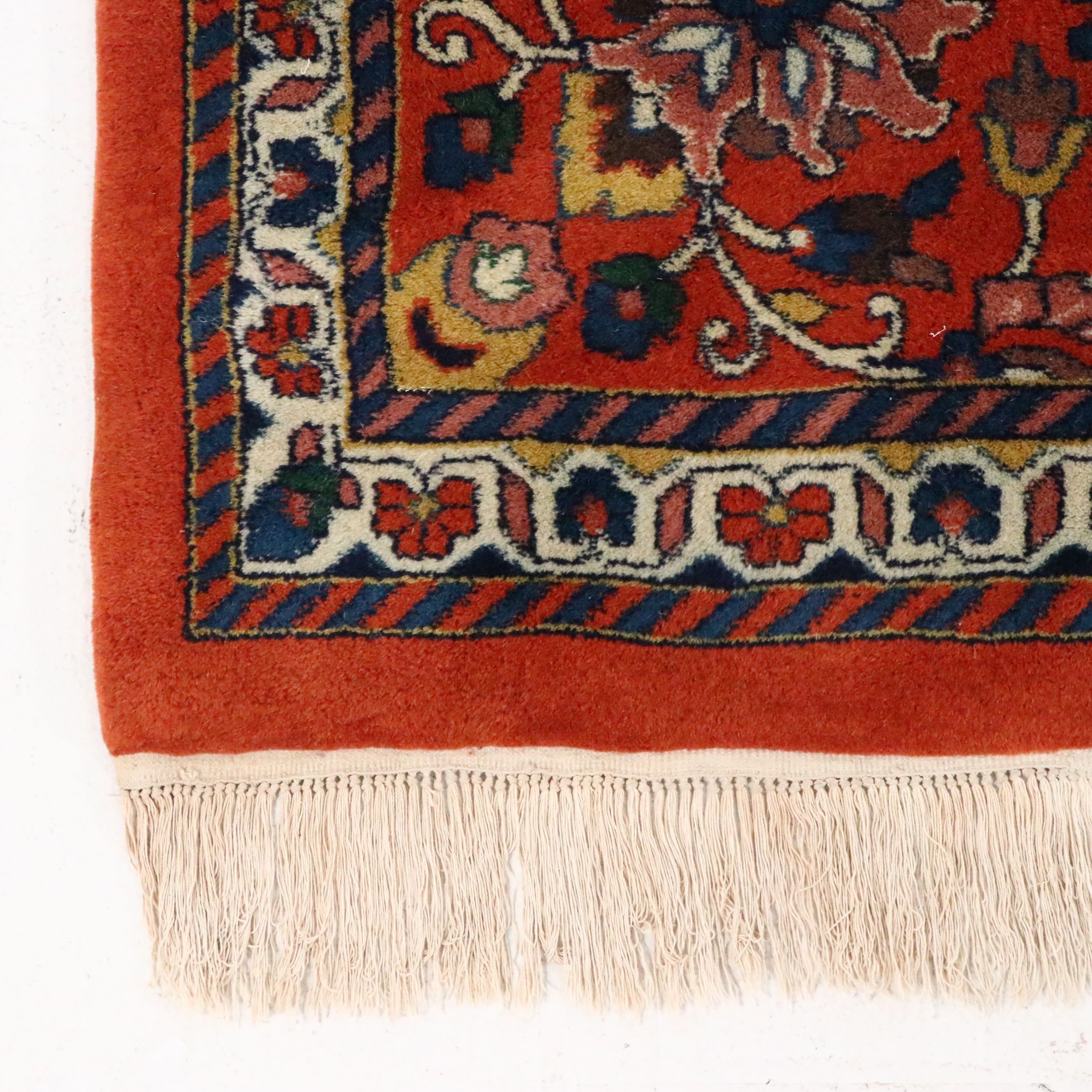 9'9 x 13'7 Hand-Knotted Indo-Persian Qazvin Room-Sized Rug