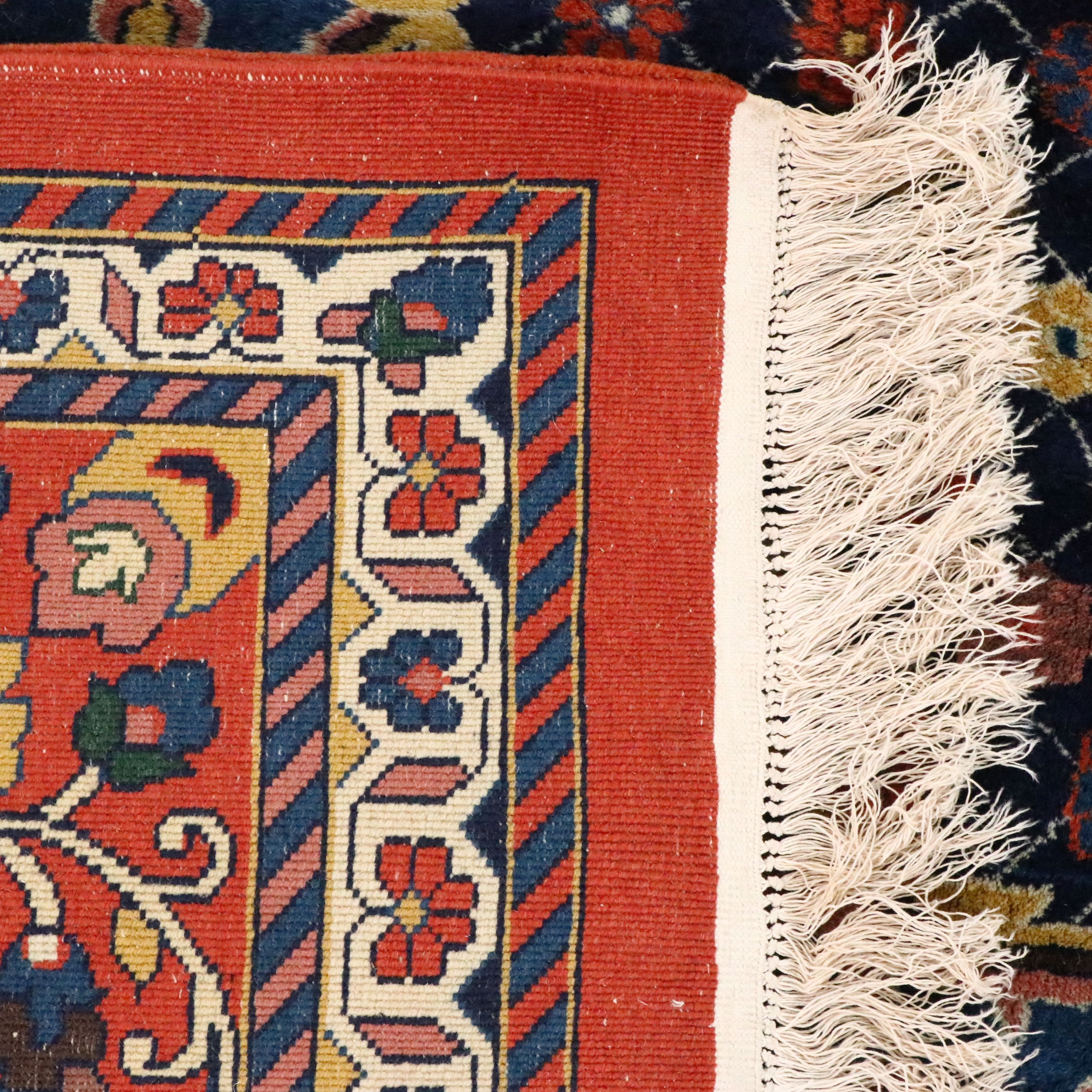 9'9 x 13'7 Hand-Knotted Indo-Persian Qazvin Room-Sized Rug