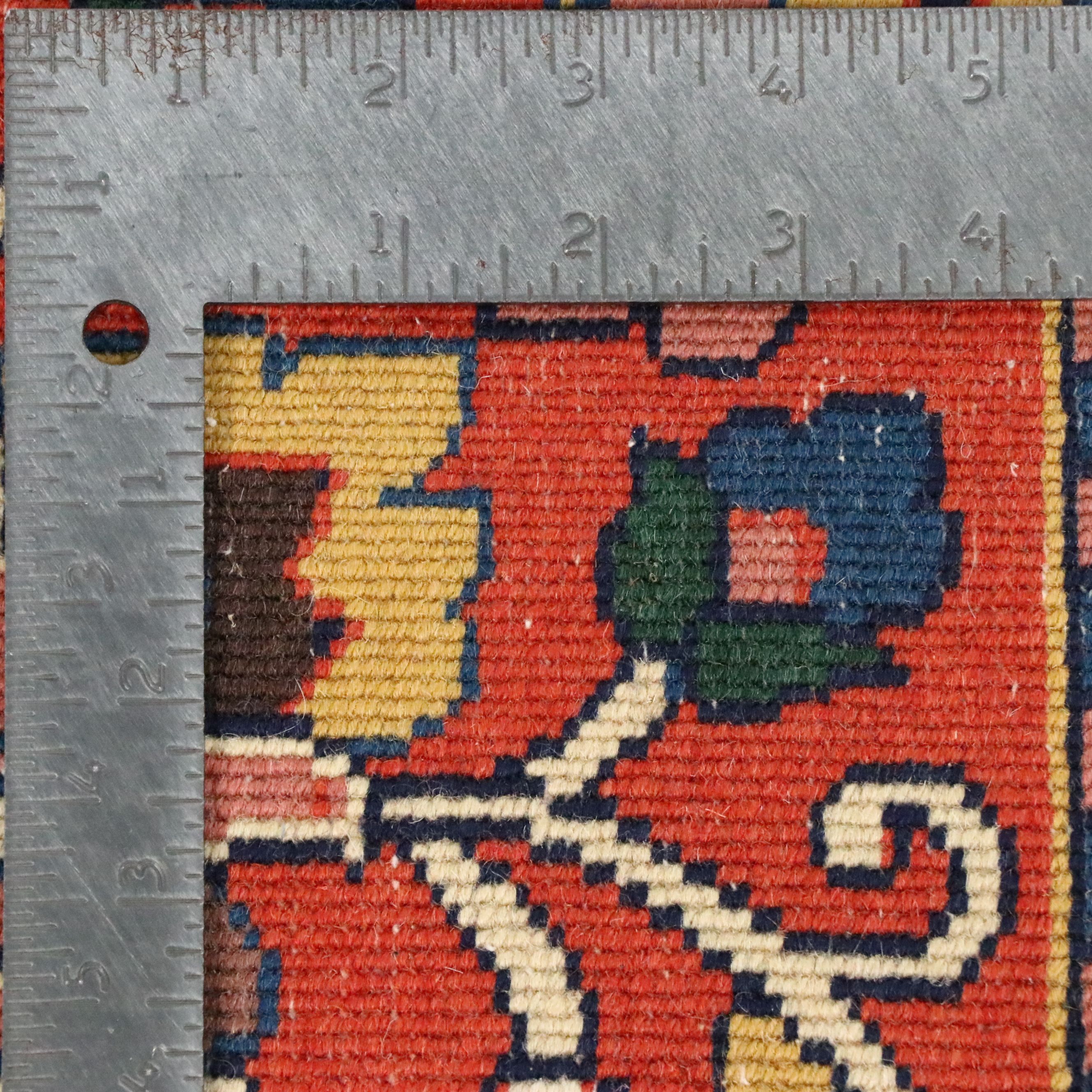 9'9 x 13'7 Hand-Knotted Indo-Persian Qazvin Room-Sized Rug