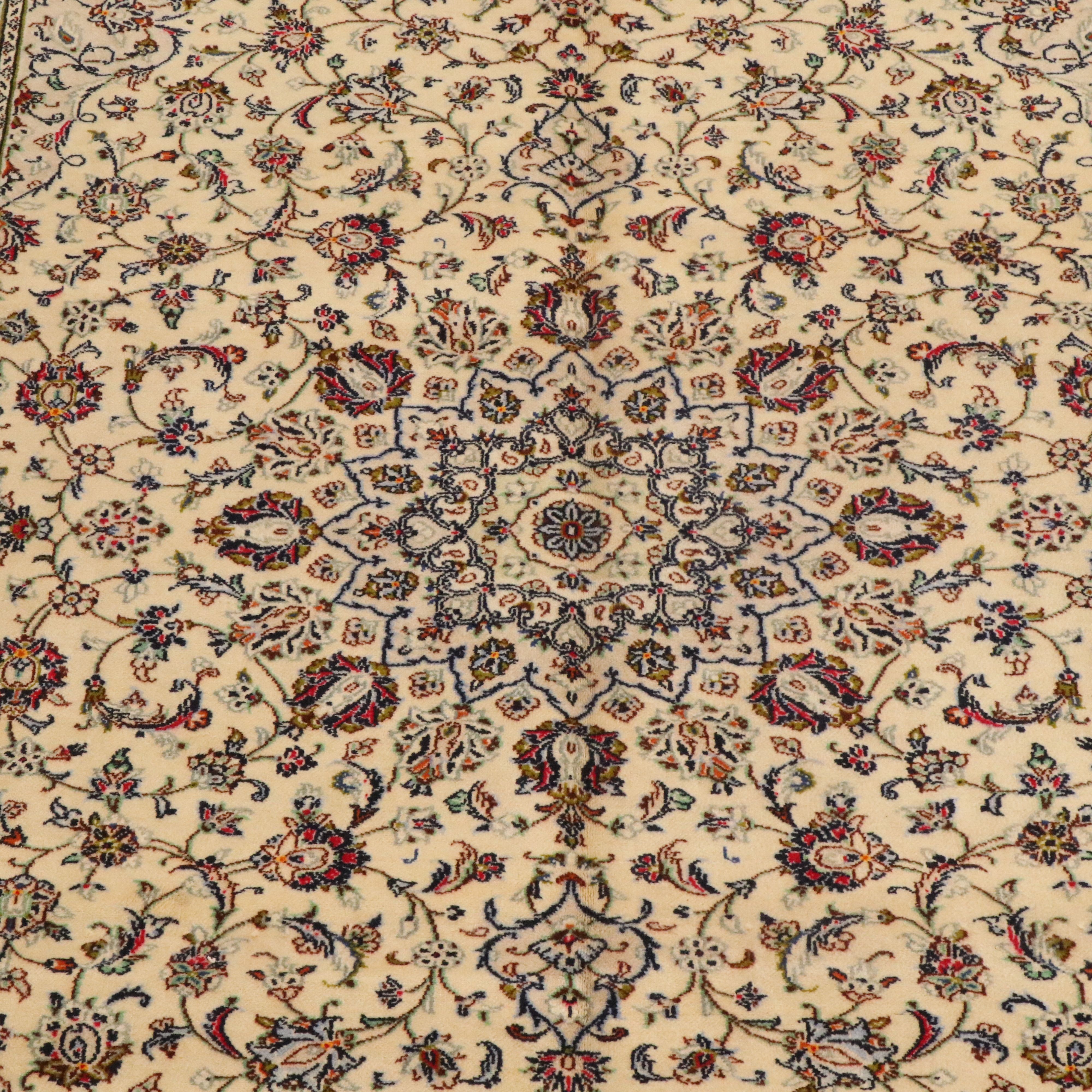 8'1 x 11'6 Hand-Knotted Persian Nain Area Rug