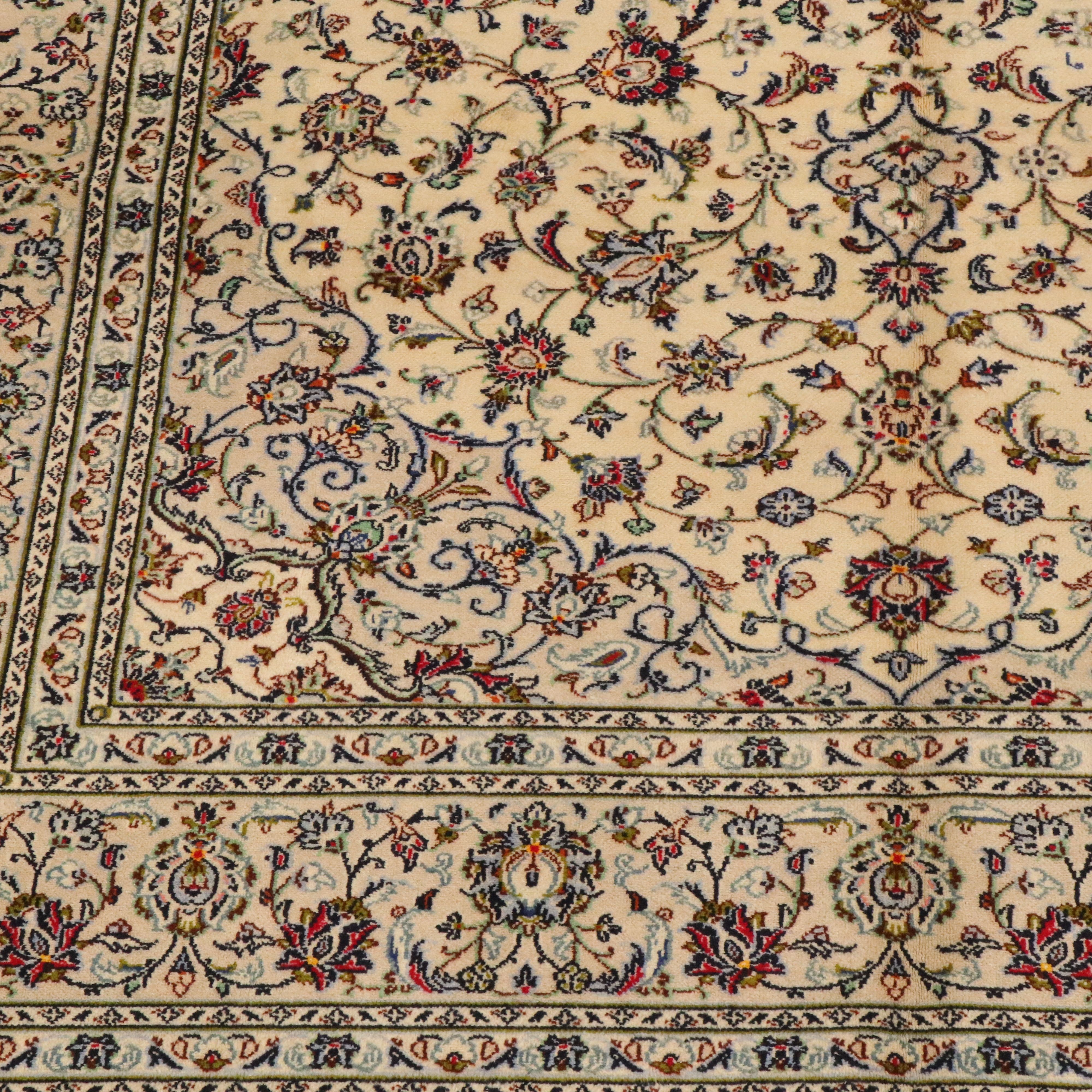 8'1 x 11'6 Hand-Knotted Persian Nain Area Rug