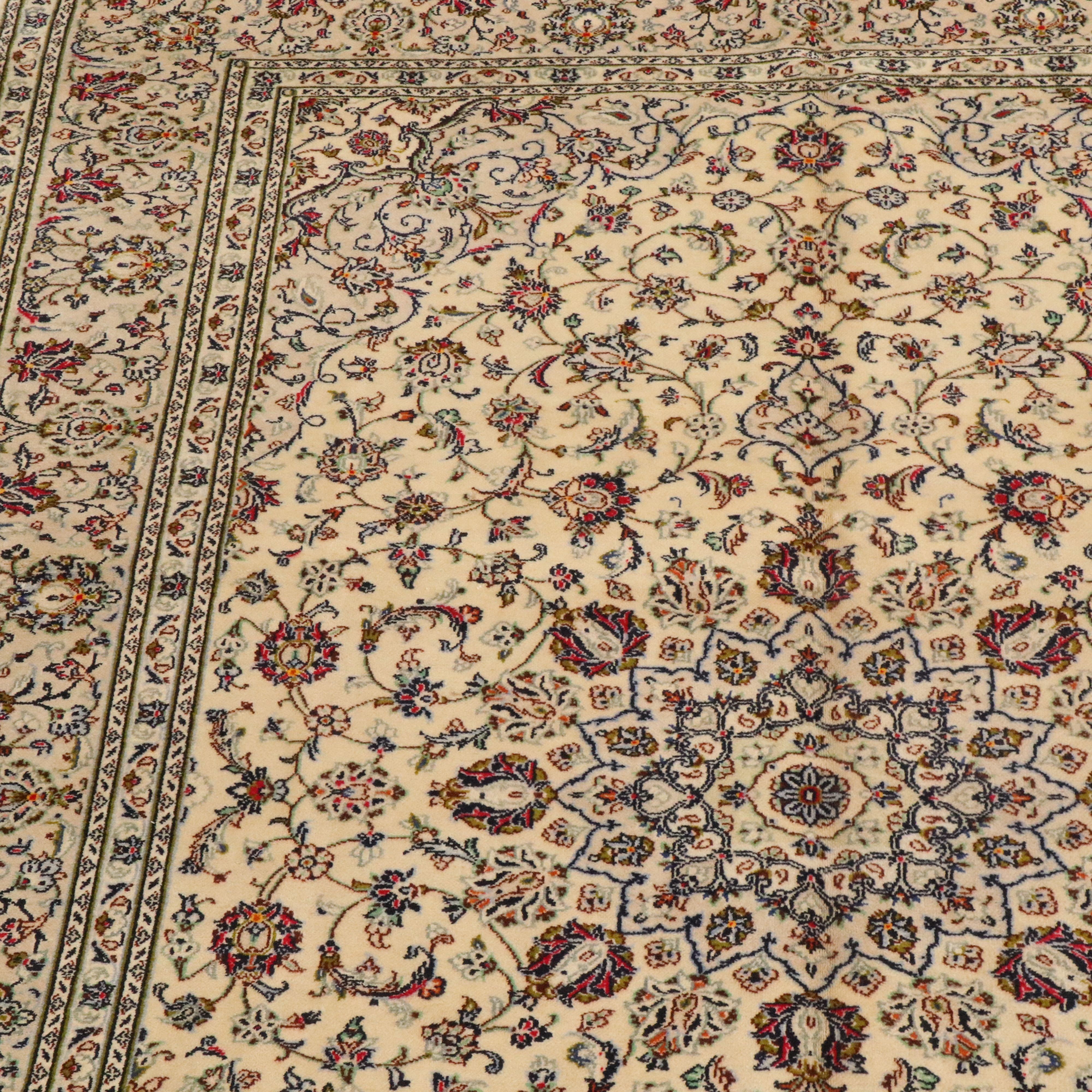 8'1 x 11'6 Hand-Knotted Persian Nain Area Rug