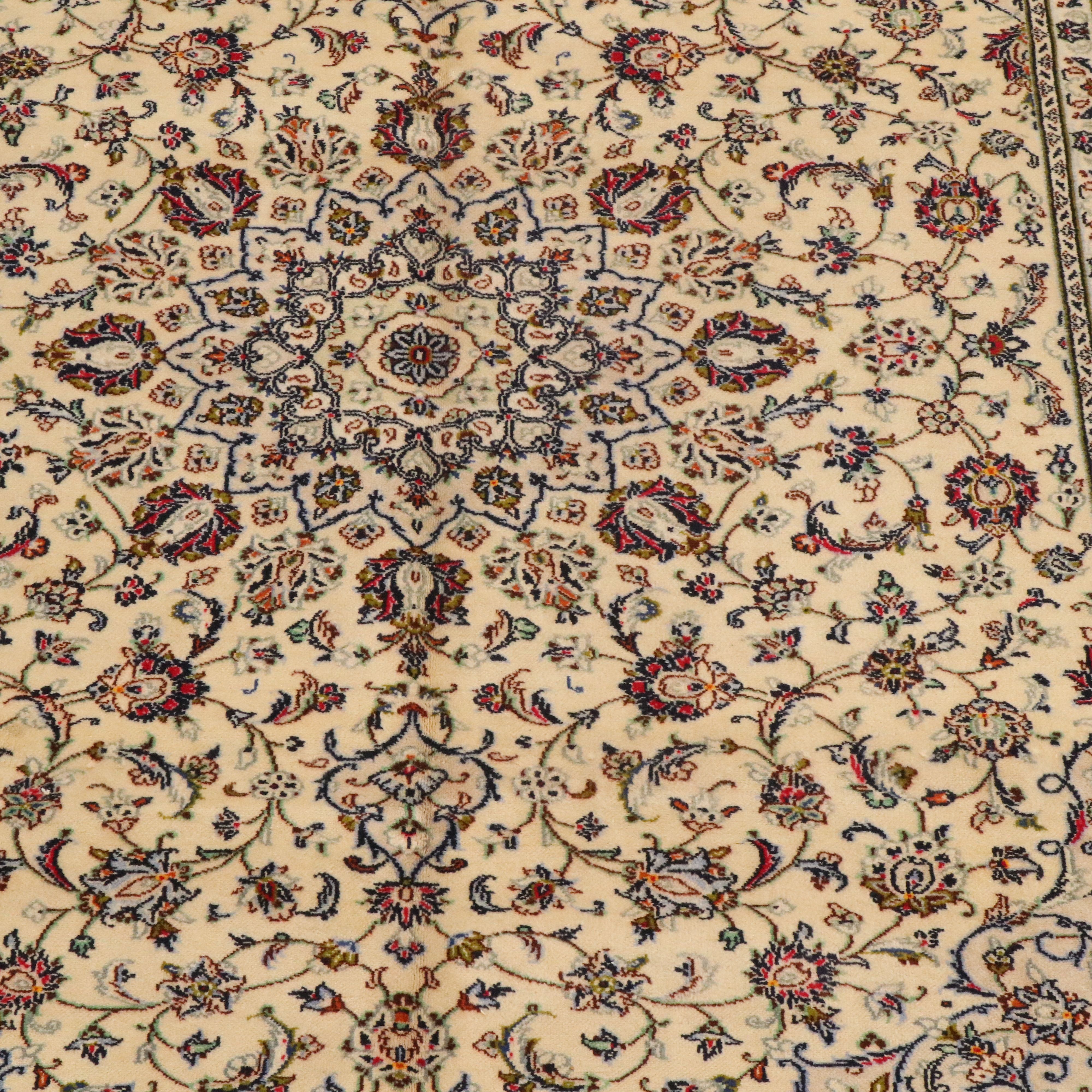8'1 x 11'6 Hand-Knotted Persian Nain Area Rug