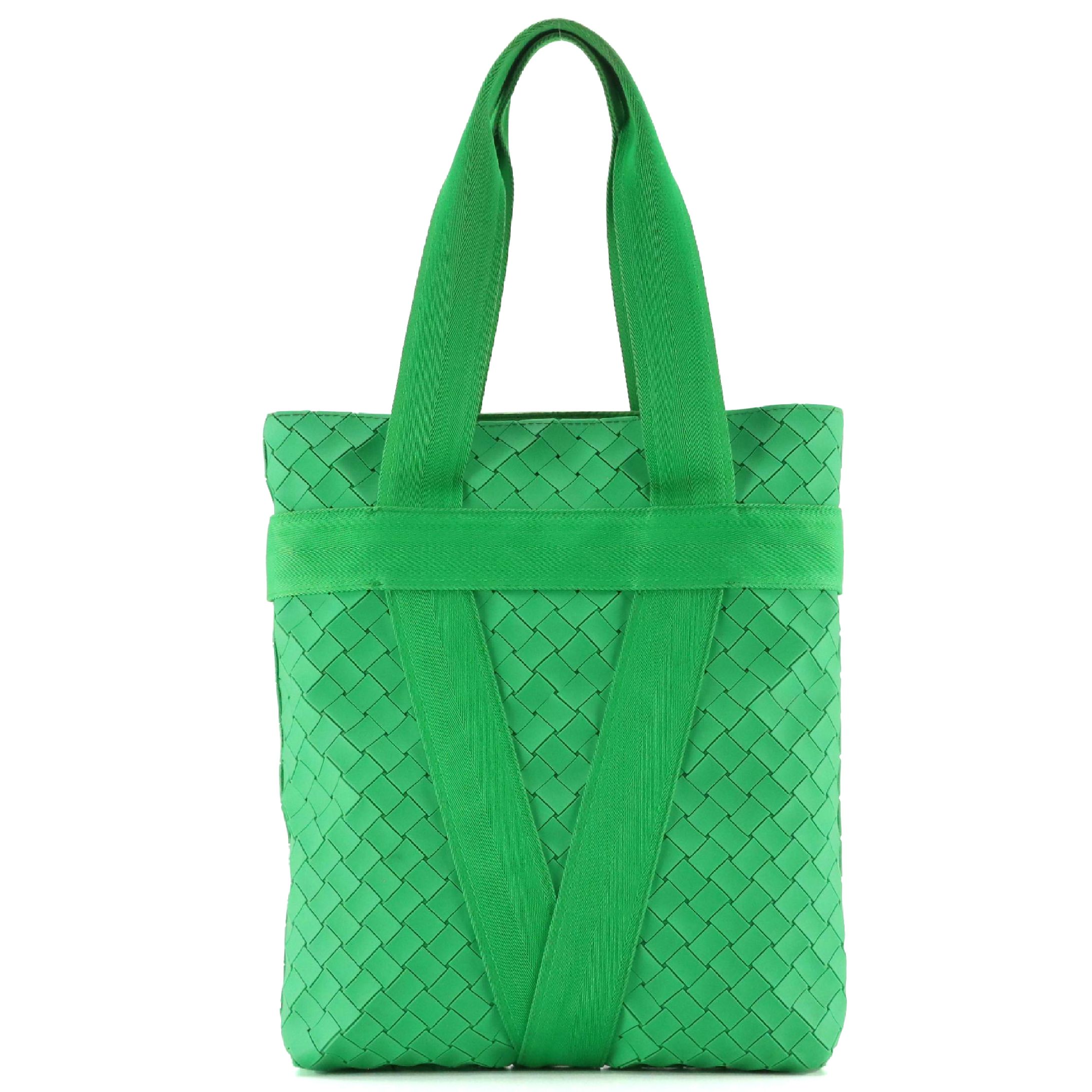 Bottega Veneta Intrecciato Pattern Rubber Tote
