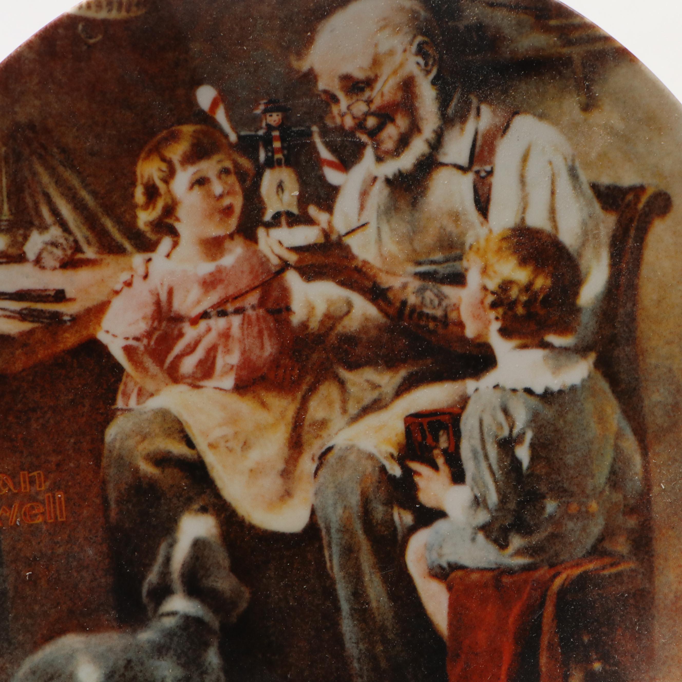 Knowles Norman Rockwell Christmas, Mother's Day, and More Collector Plates
