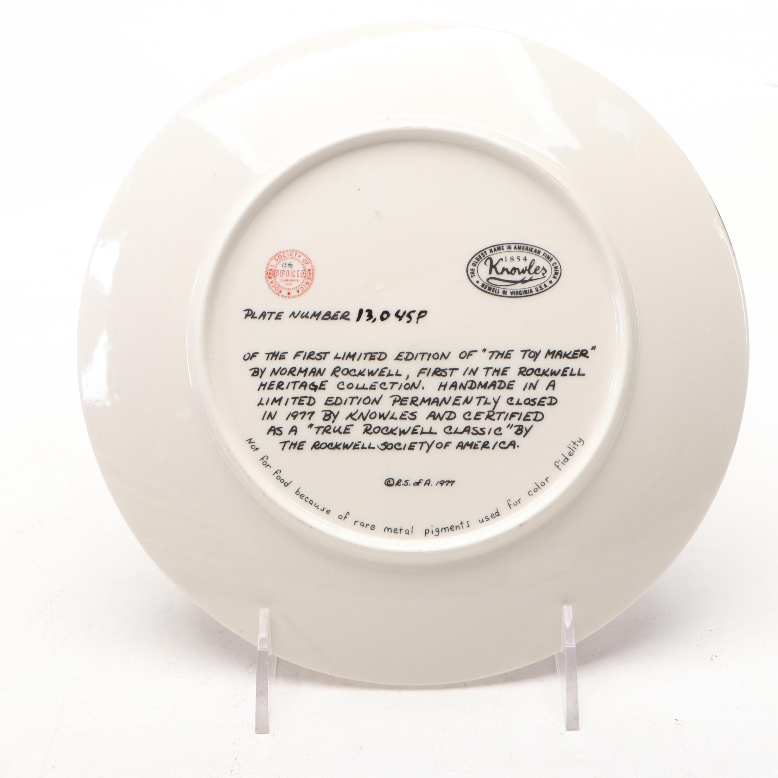 Knowles Norman Rockwell Christmas, Mother's Day, and More Collector Plates